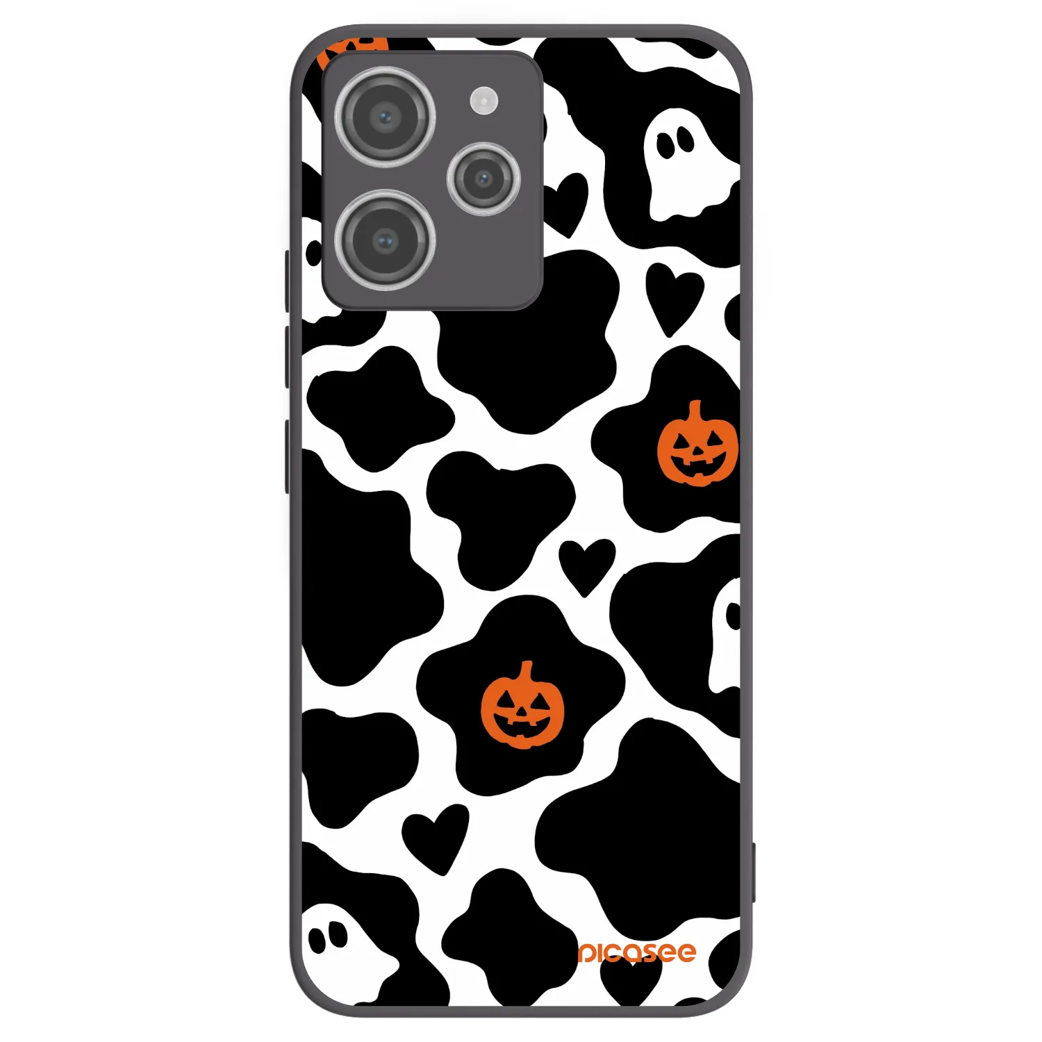 Picasee silikonowe czarne etui na Xiaomi Redmi 12 4G - Boow