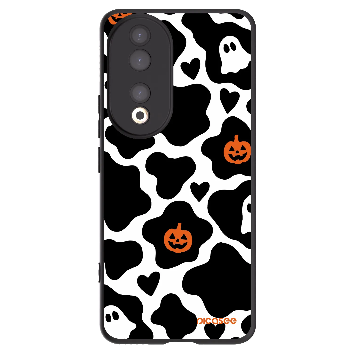 Picasee silikonowe czarne etui na Honor 90 5G - Boow