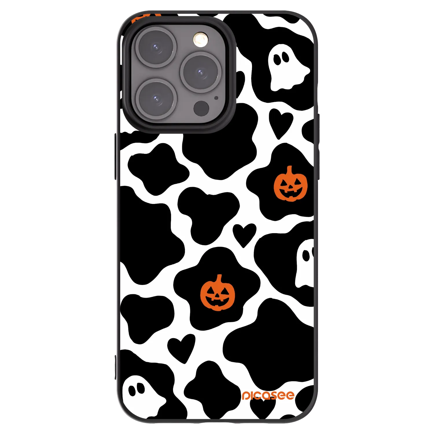 Picasee silikonowe czarne etui na Apple iPhone 15 Pro Max - Boow