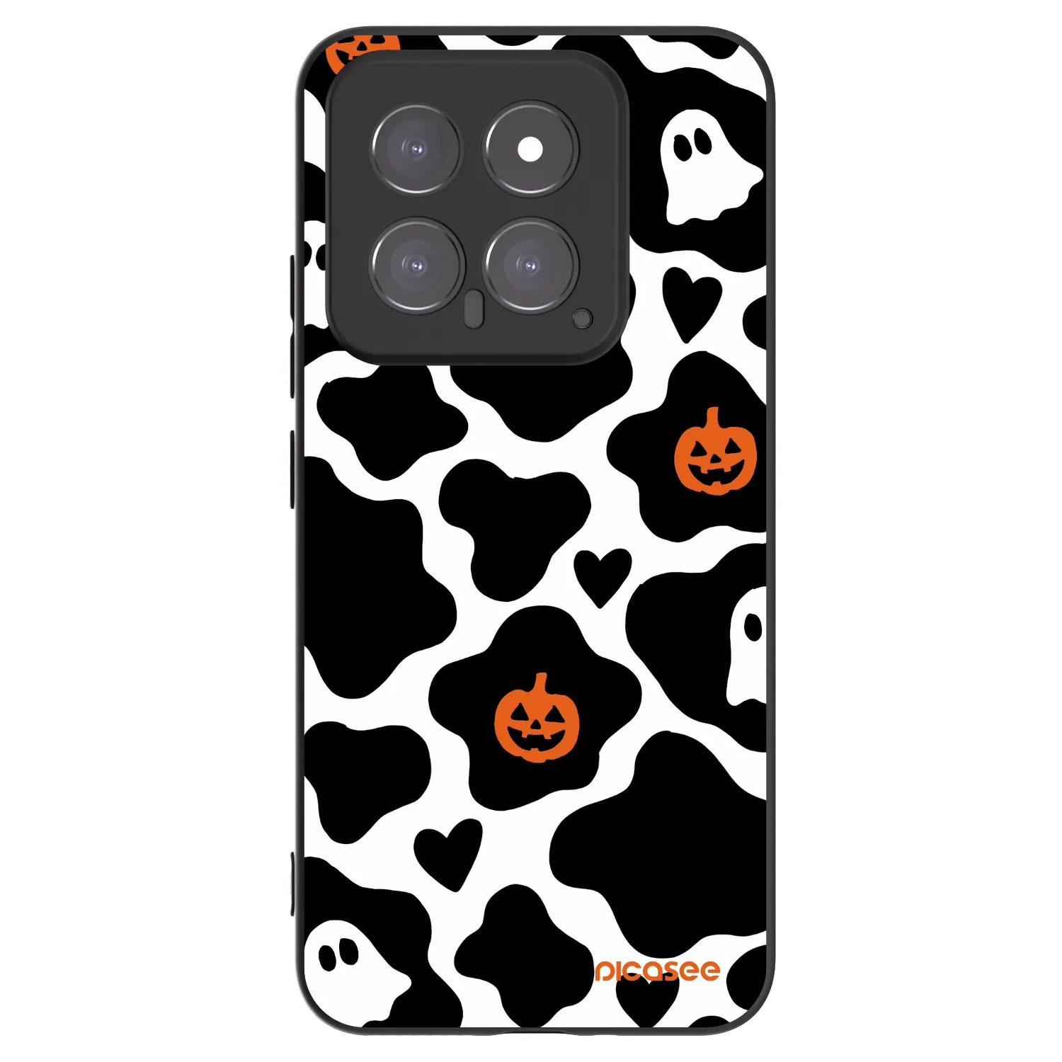 Picasee silikonowe czarne etui na Xiaomi 14 - Boow
