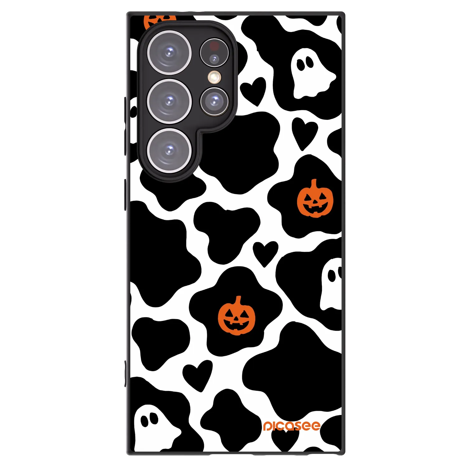 Picasee silikonowe czarne etui na Samsung Galaxy S24 Ultra S928B 5G - Boow