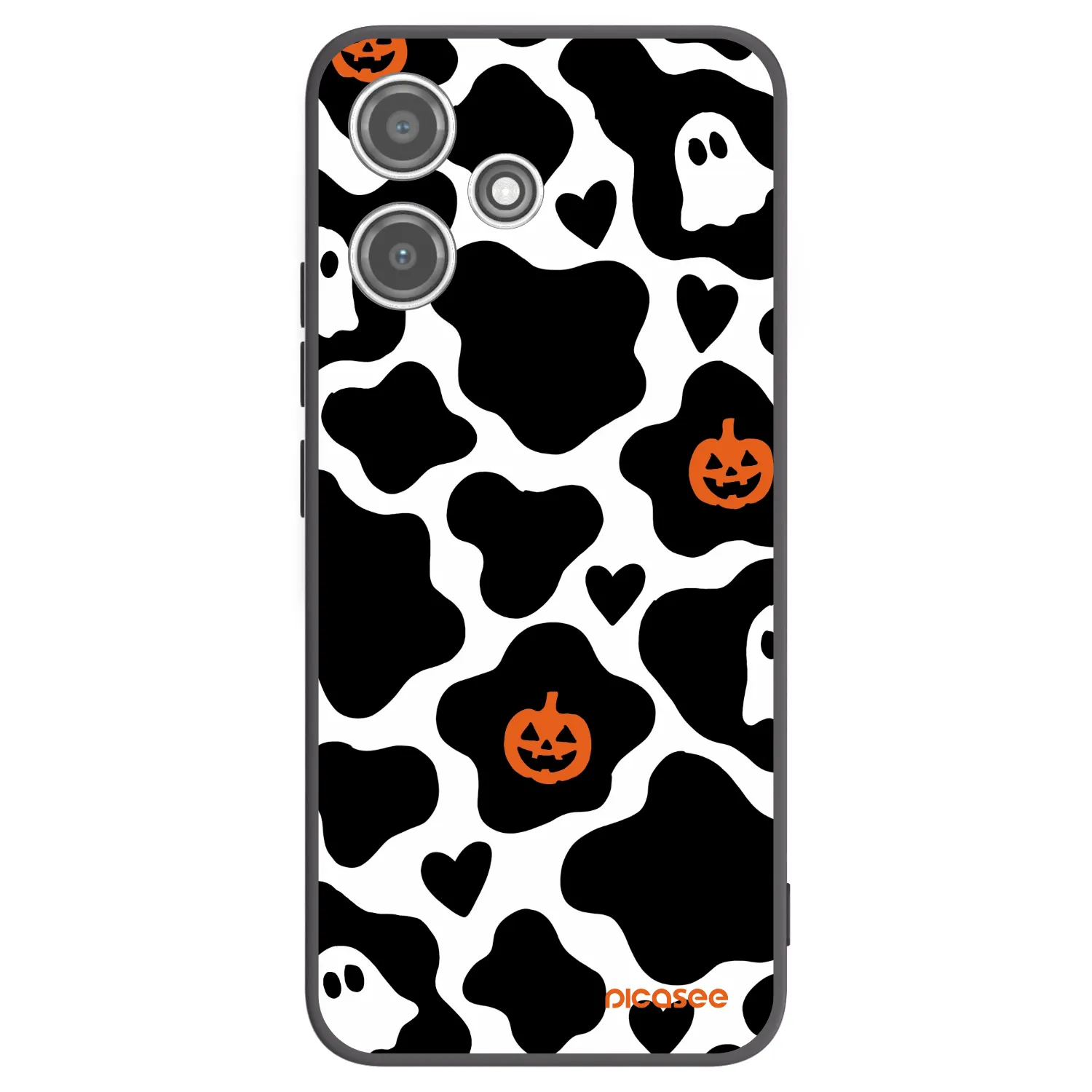 Picasee silikonowe czarne etui na Xiaomi Redmi 12 5G - Boow