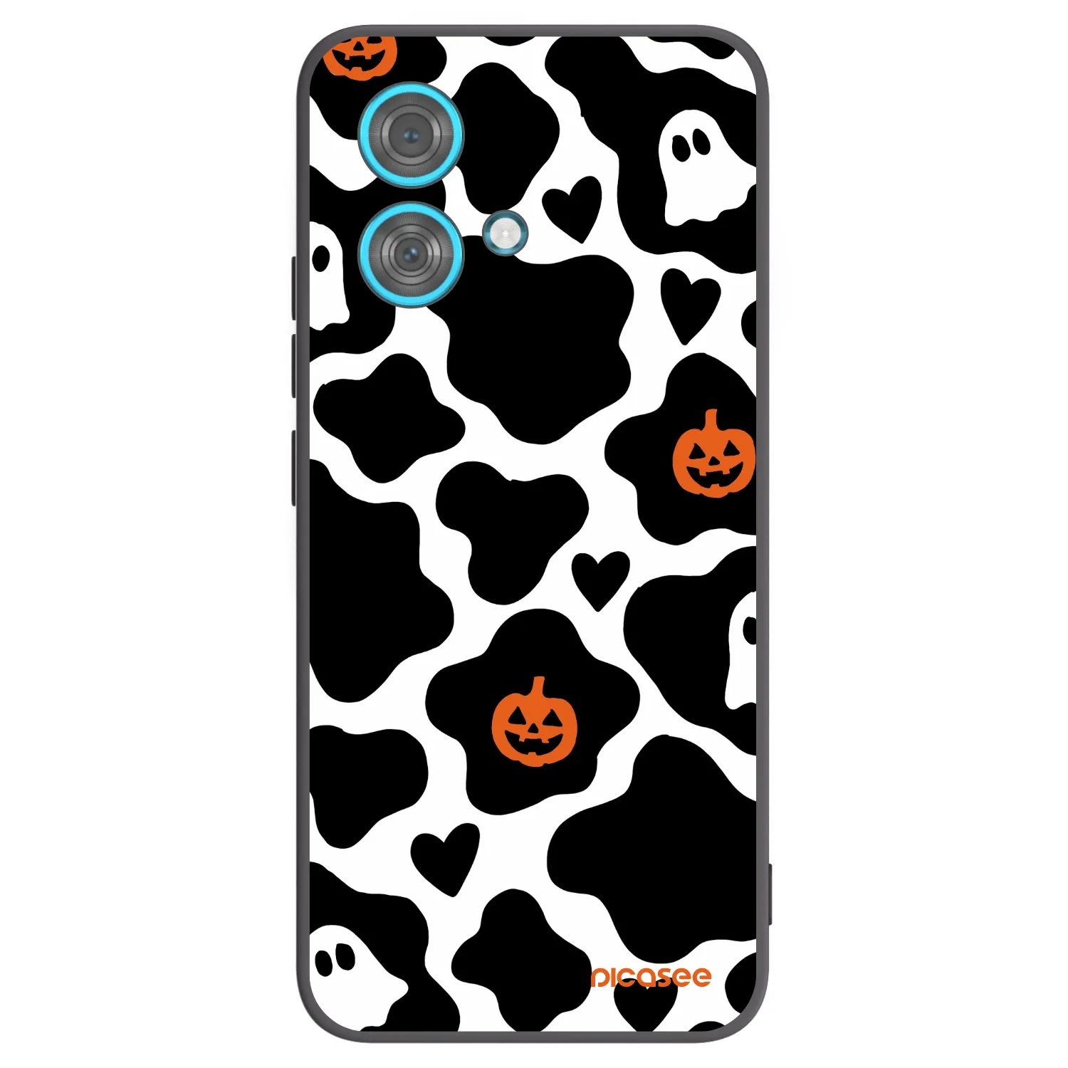Picasee silikonowe czarne etui na Motorola Edge 40 Neo - Boow