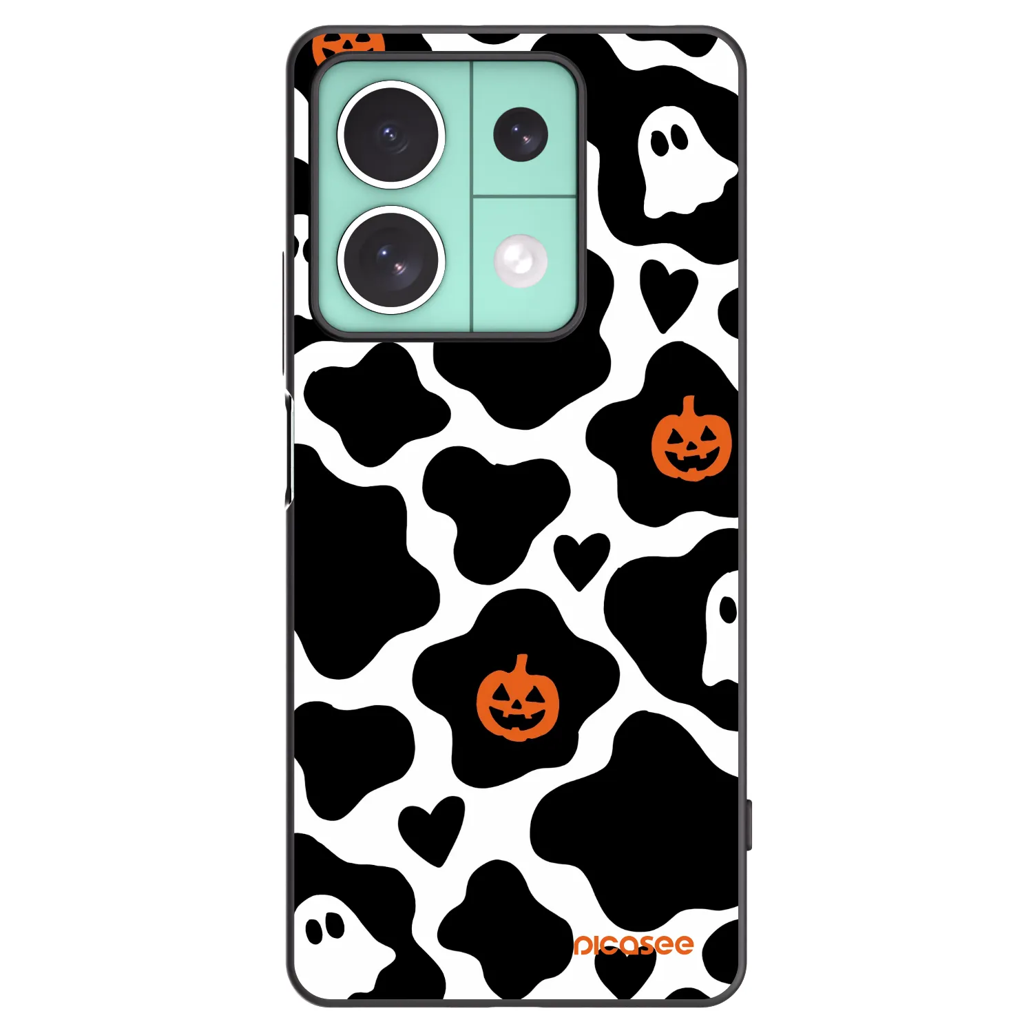 Picasee silikonowe czarne etui na Xiaomi Redmi Note 13 5G - Boow