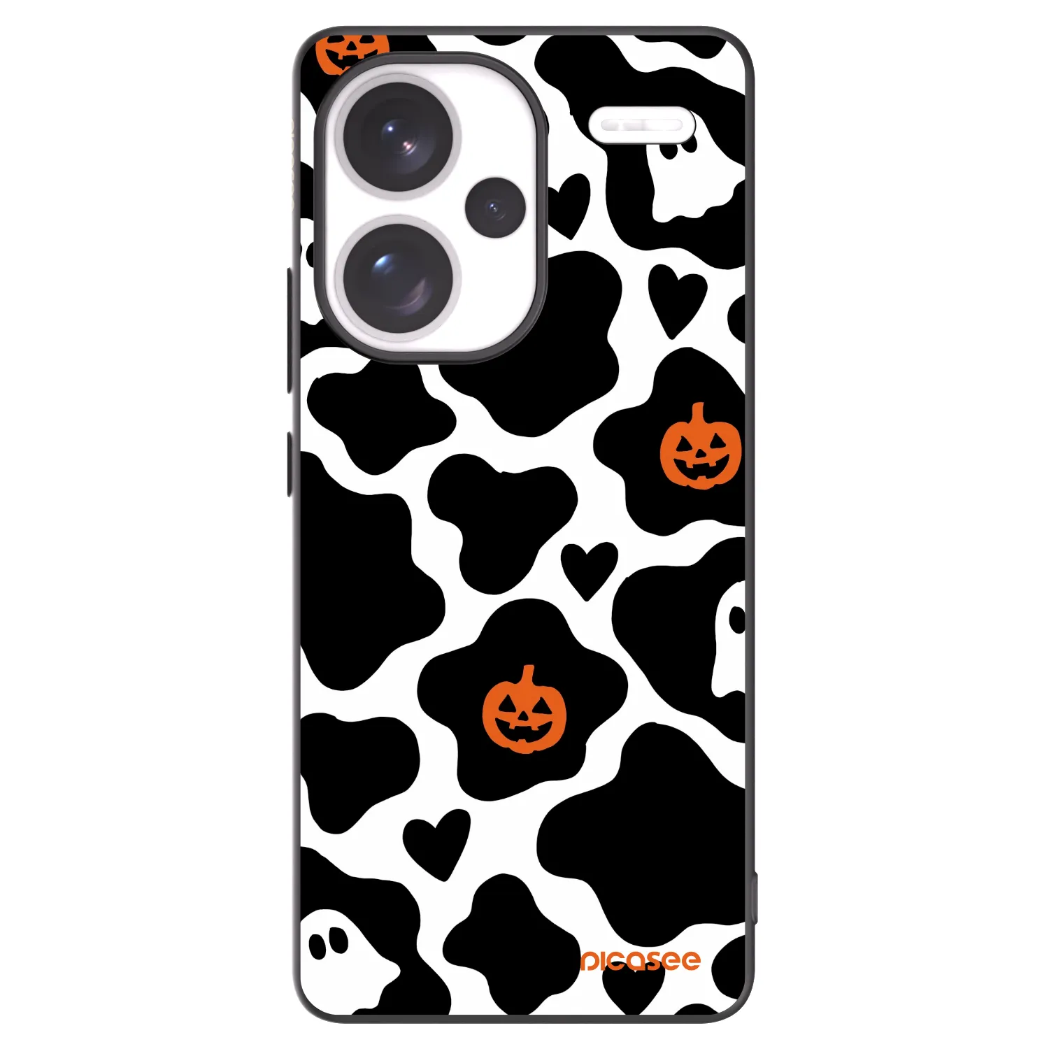 Picasee silikonowe czarne etui na Xiaomi Redmi Note 13 Pro+ 5G - Boow