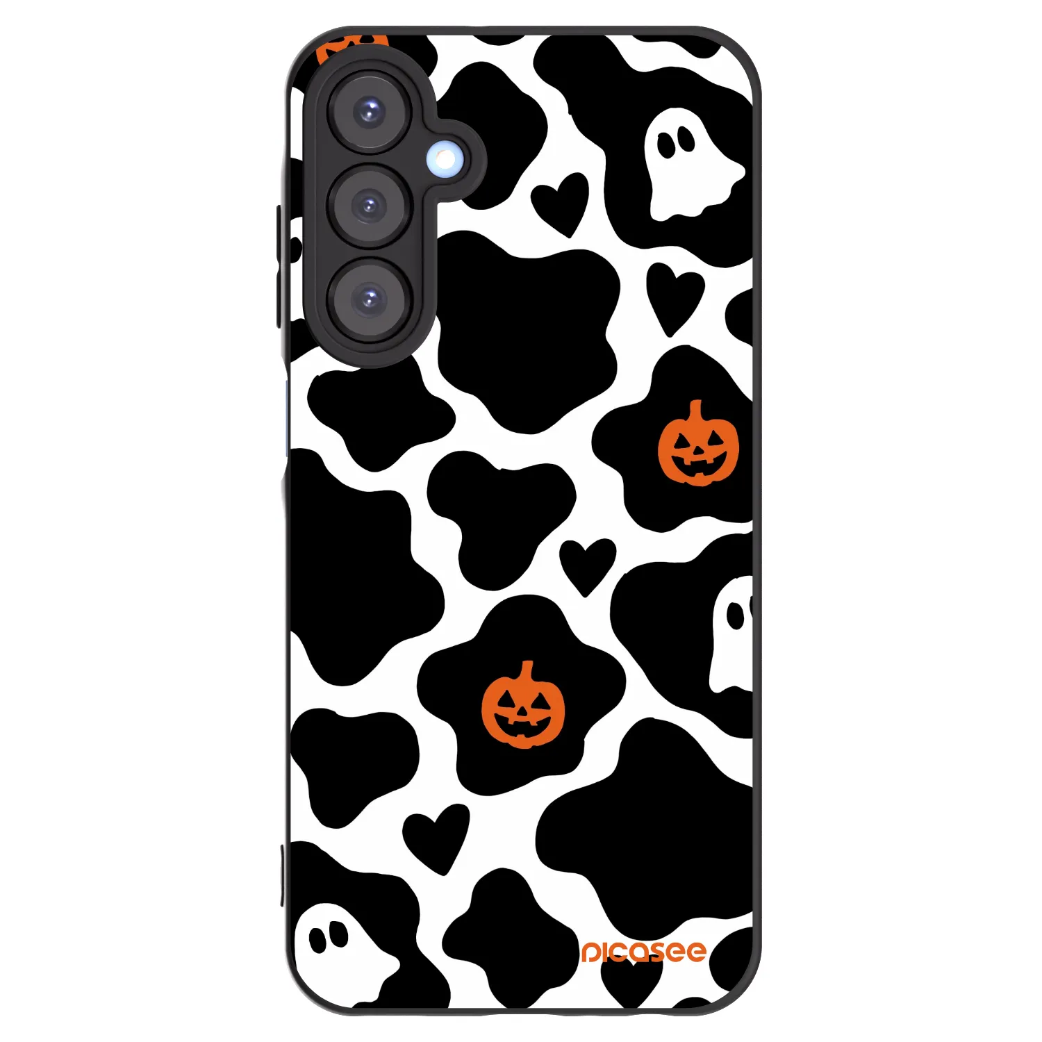 Picasee silikonowe czarne etui na Samsung Galaxy A25 A256B 5G - Boow