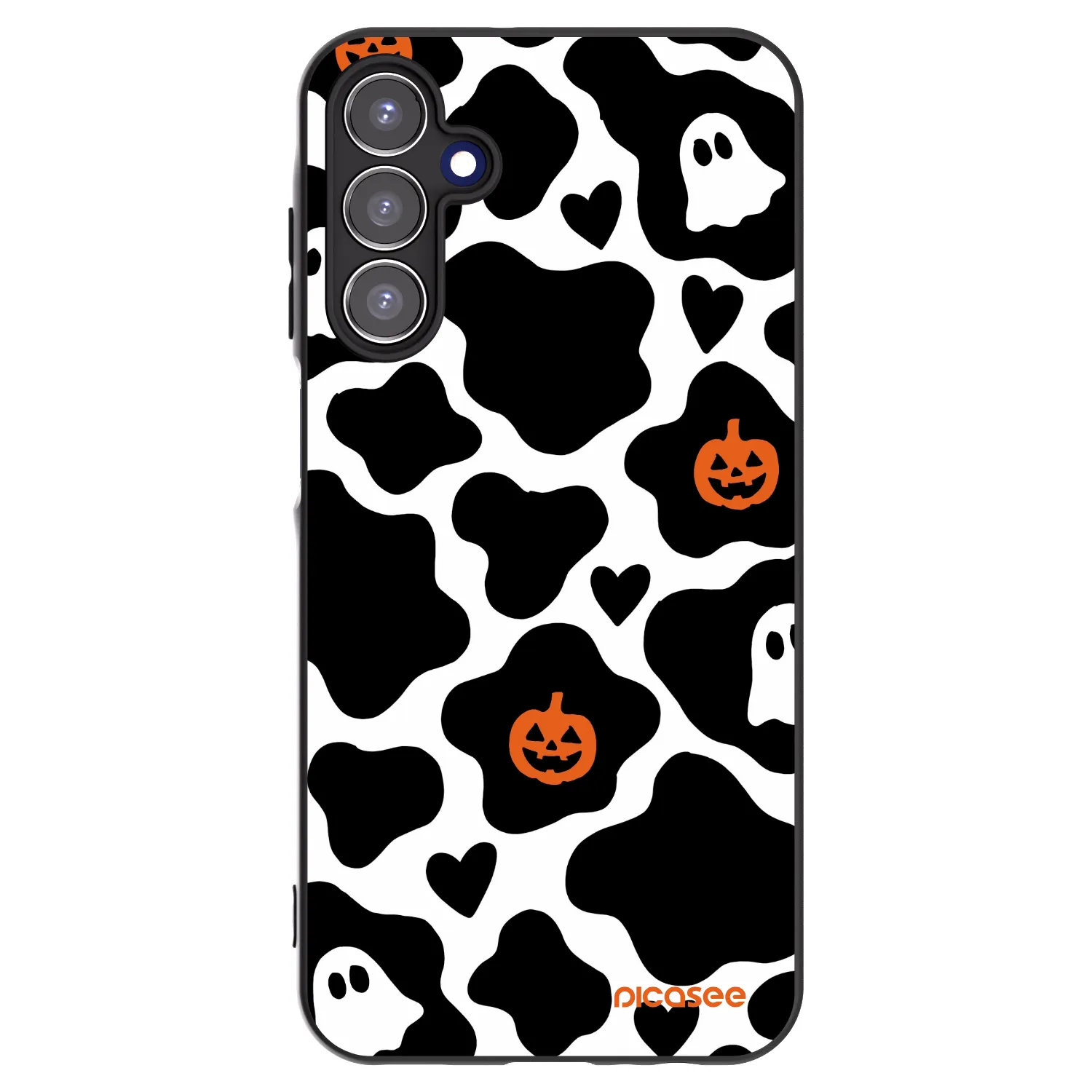 Picasee silikonowe czarne etui na Samsung Galaxy A15 A155F 4G - Boow