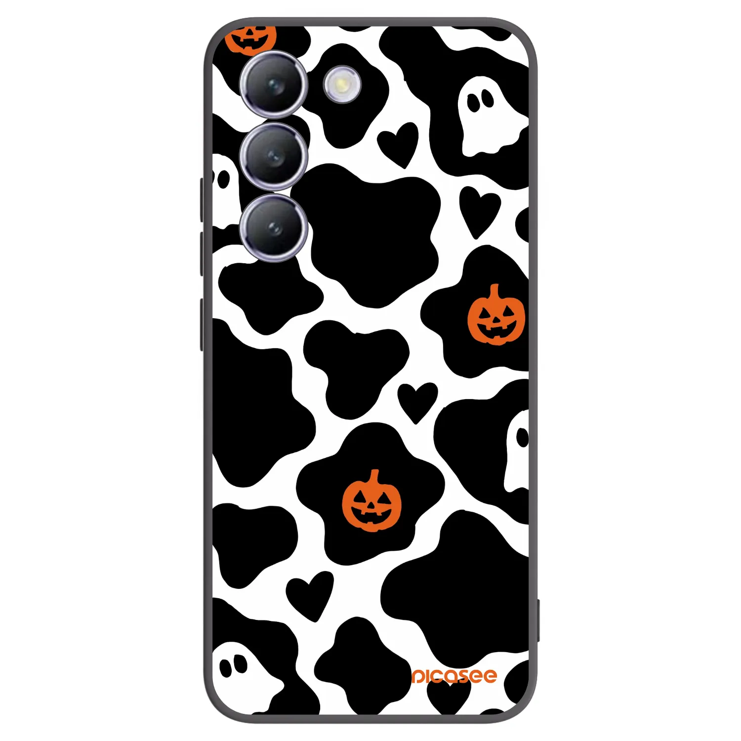 Picasee silikonowe czarne etui na Vivo V40 SE 5G - Boow