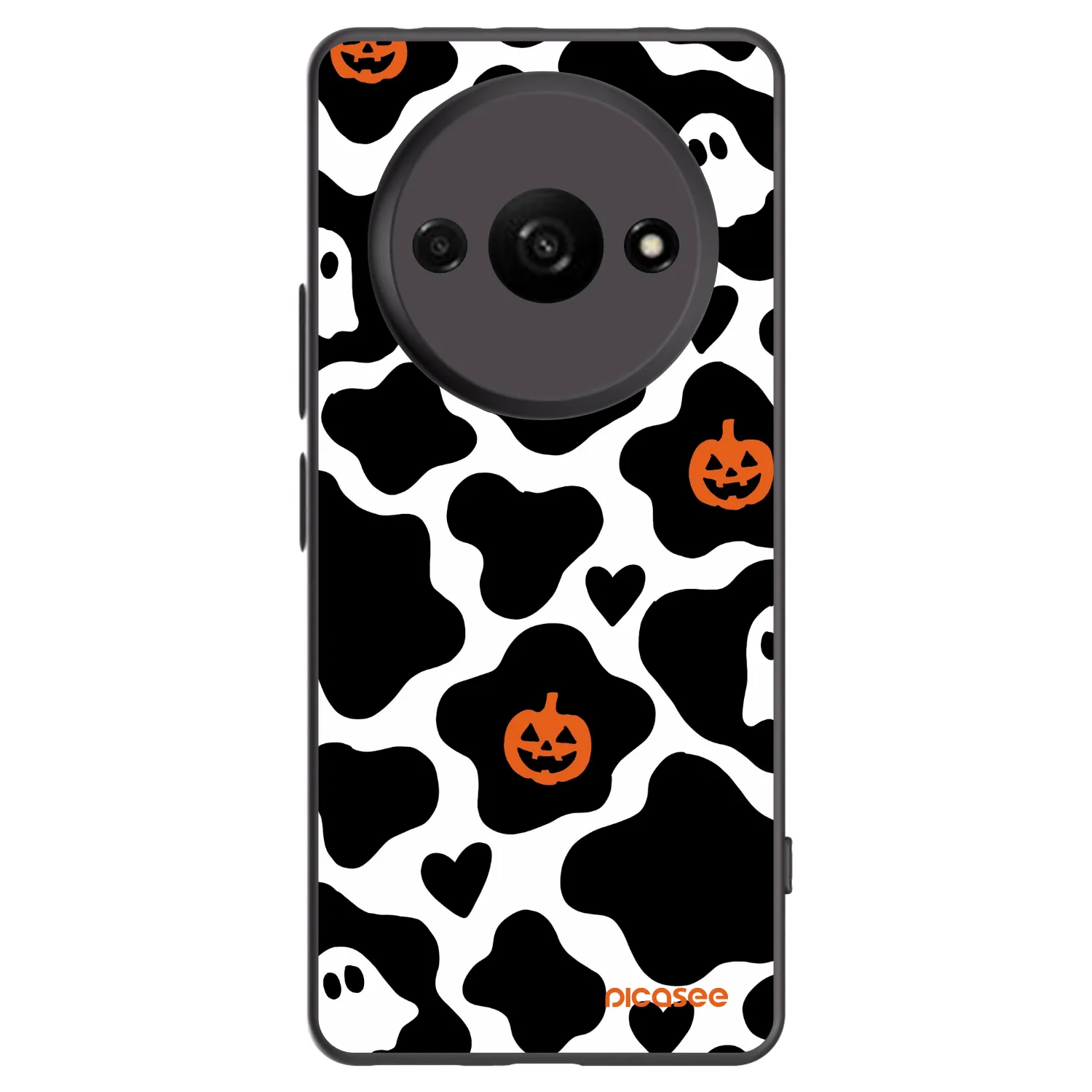 Picasee silikonowe czarne etui na Xiaomi Redmi A3 - Boow