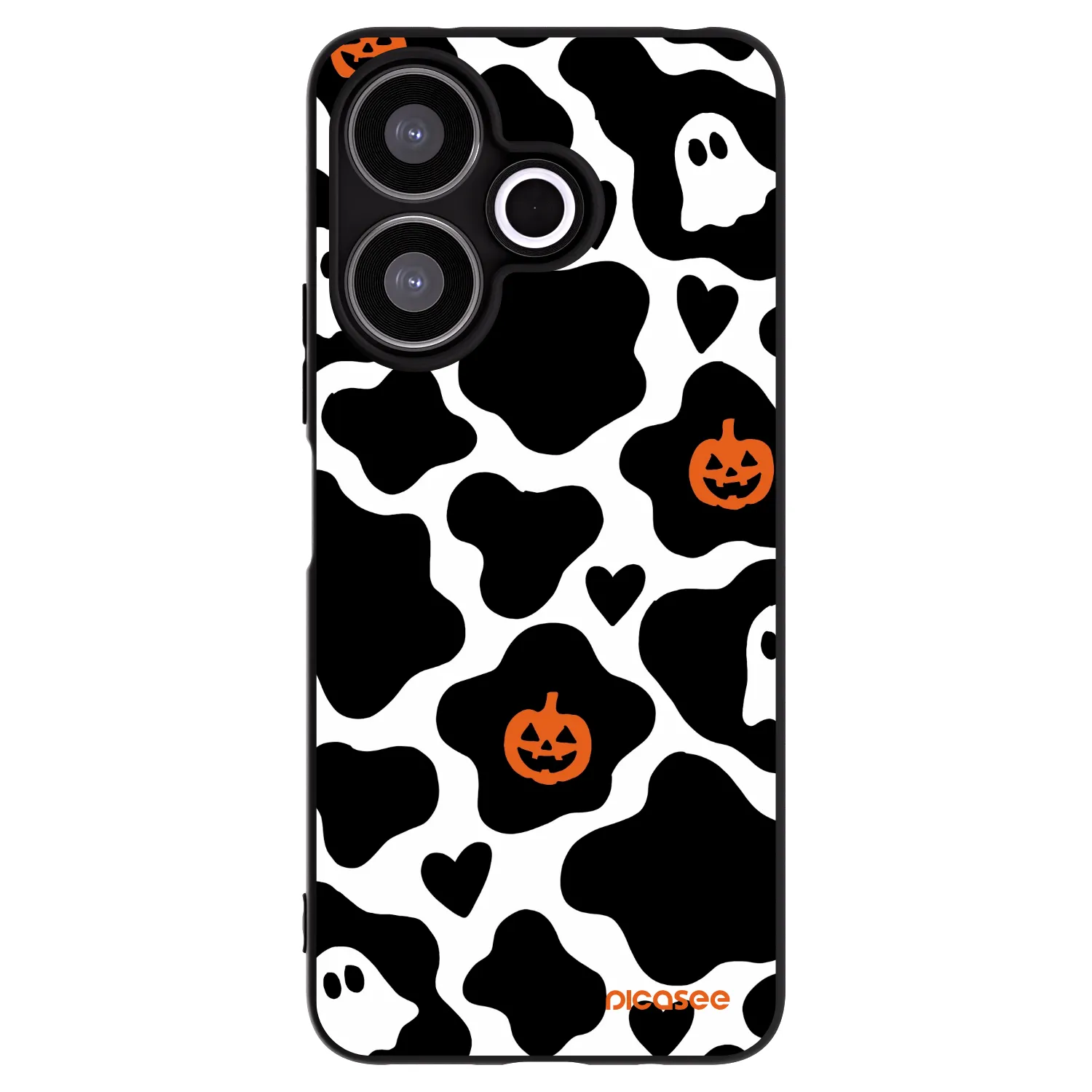 Picasee silikonowe czarne etui na Xiaomi Redmi 13 4G - Boow