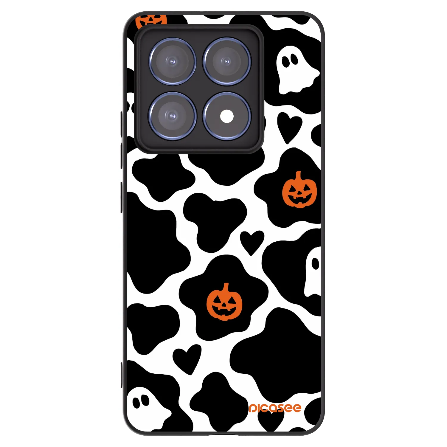 Picasee silikonowe czarne etui na Xiaomi 14T Pro - Boow