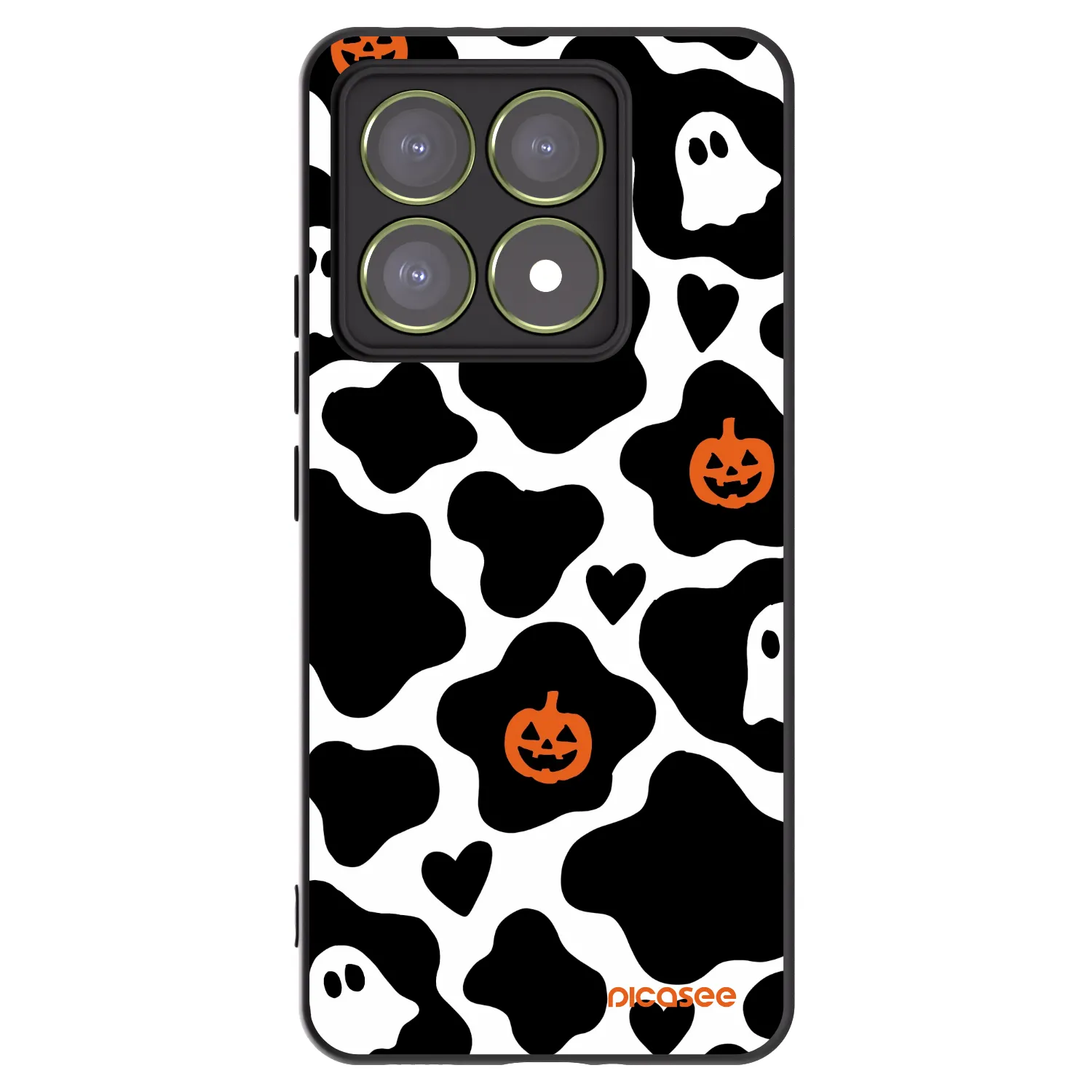 Picasee silikonowe czarne etui na Xiaomi 14T - Boow