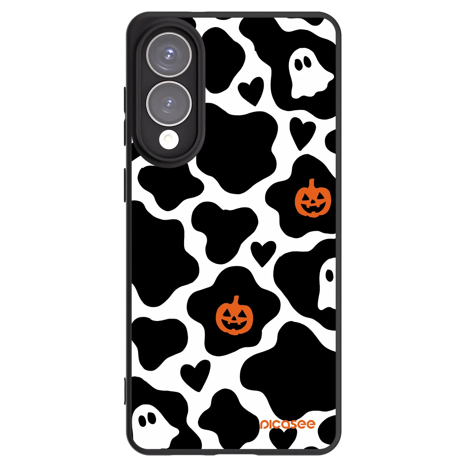Picasee silikonowe czarne etui na Samsung Galaxy S25 Edge 5G - Boow