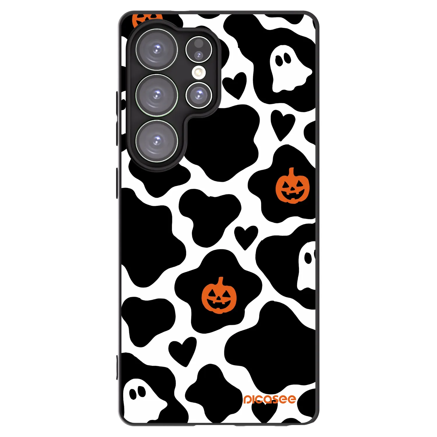 Picasee silikonowe czarne etui na Samsung Galaxy S25 Ultra 5G - Boow