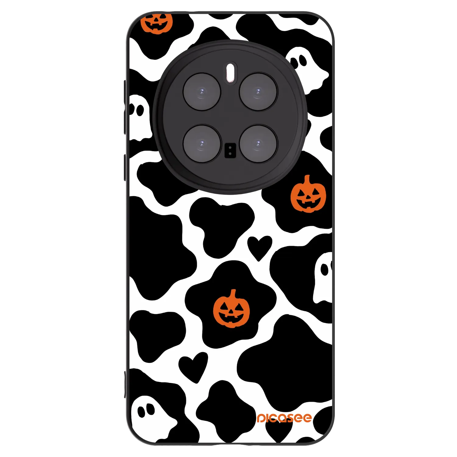 Picasee silikonowe czarne etui na Honor Magic7 Pro 5G - Boow