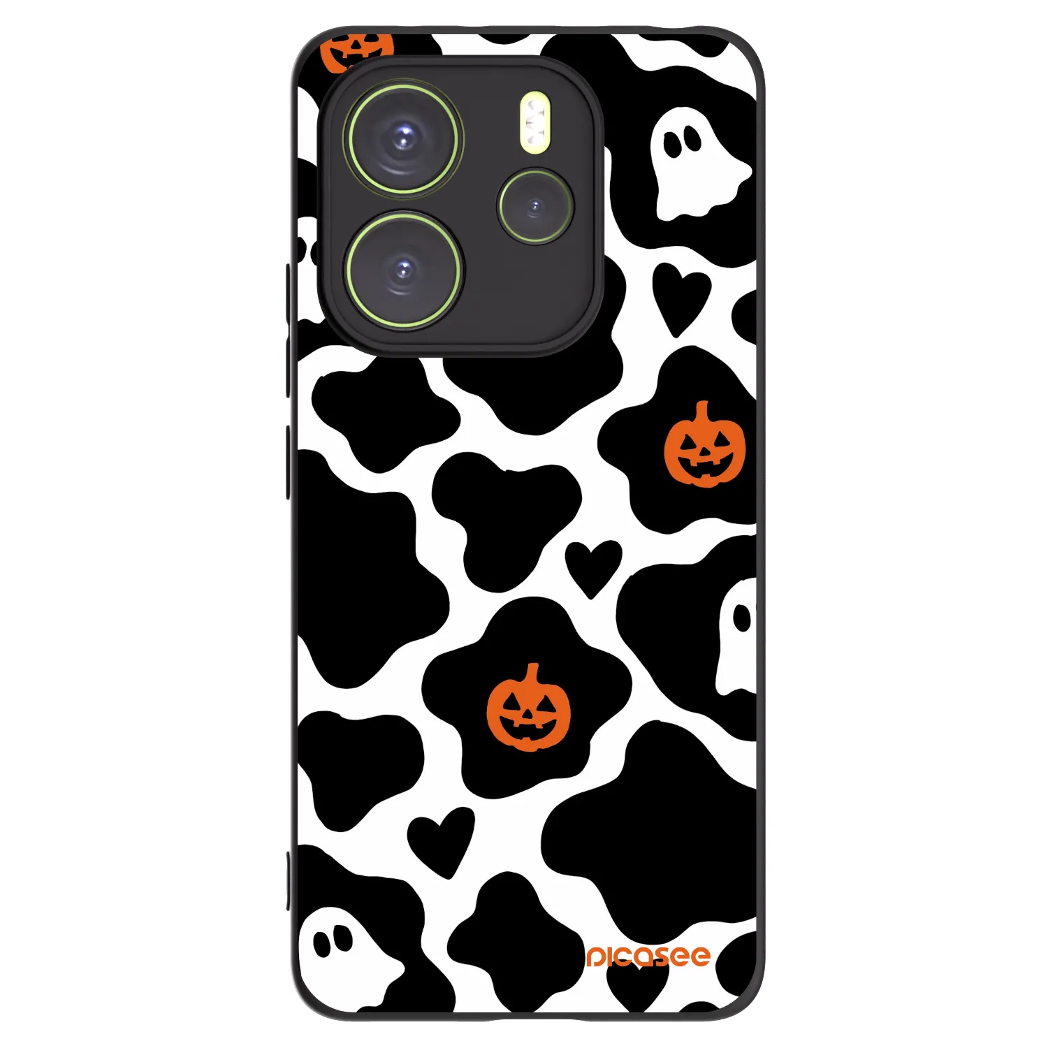 Picasee silikonowe czarne etui na Xiaomi Redmi Note 14 4G - Boow