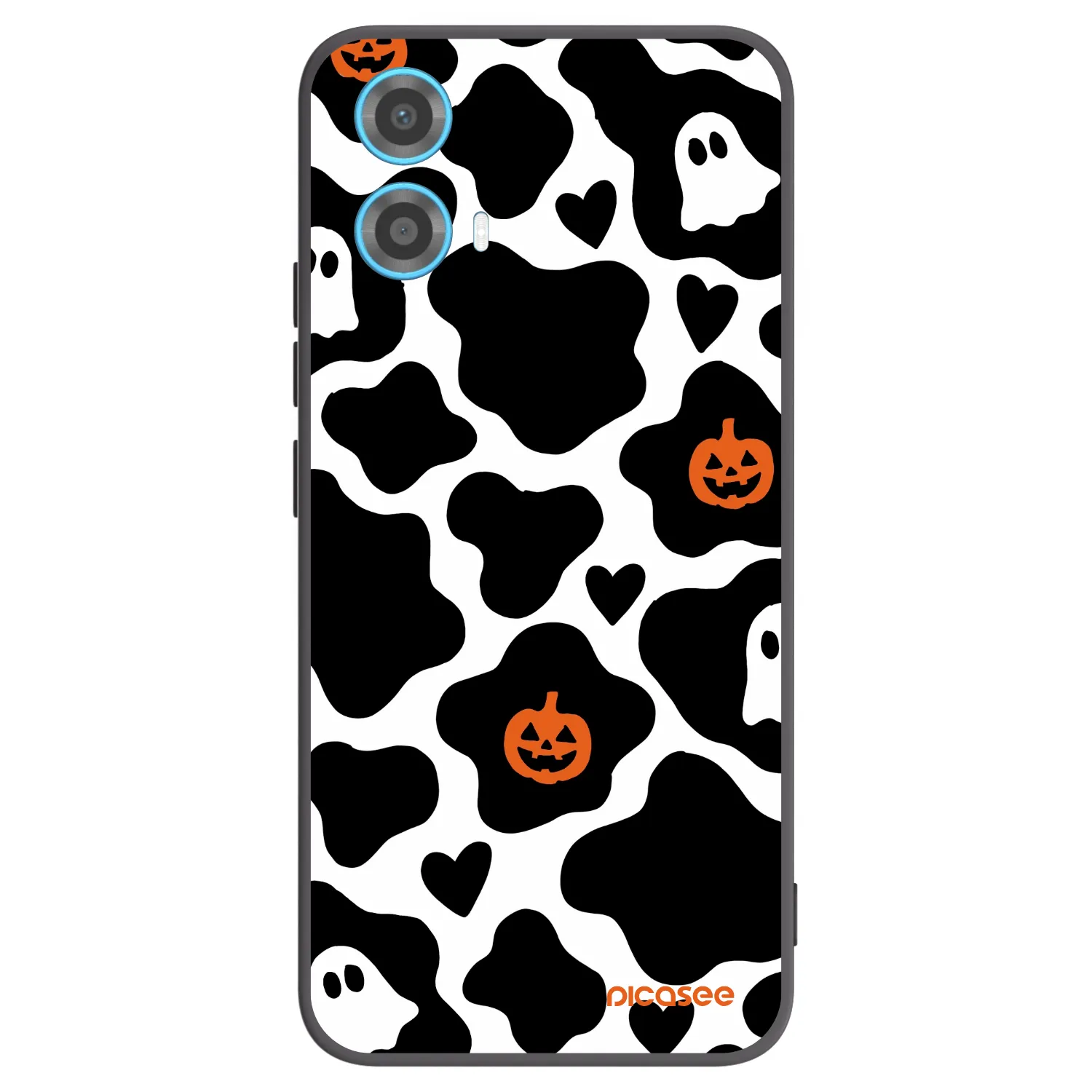 Picasee silikonowe czarne etui na Motorola Moto G34 5G - Boow
