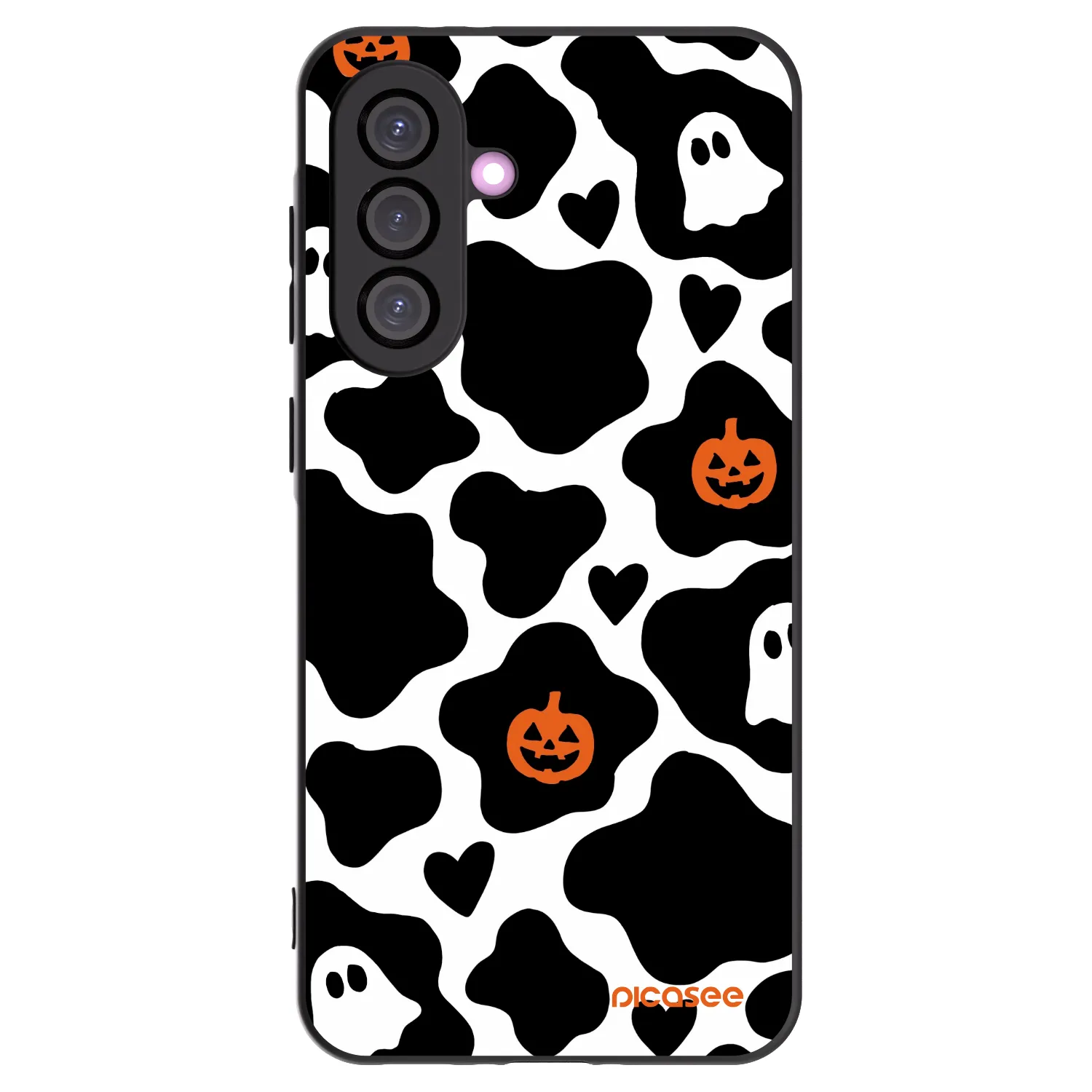 Picasee silikonowe czarne etui na Samsung Galaxy A56 5G A566B - Boow