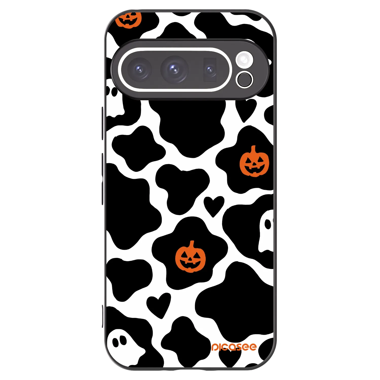 Picasee silikonowe czarne etui na Google Pixel 9 Pro - Boow