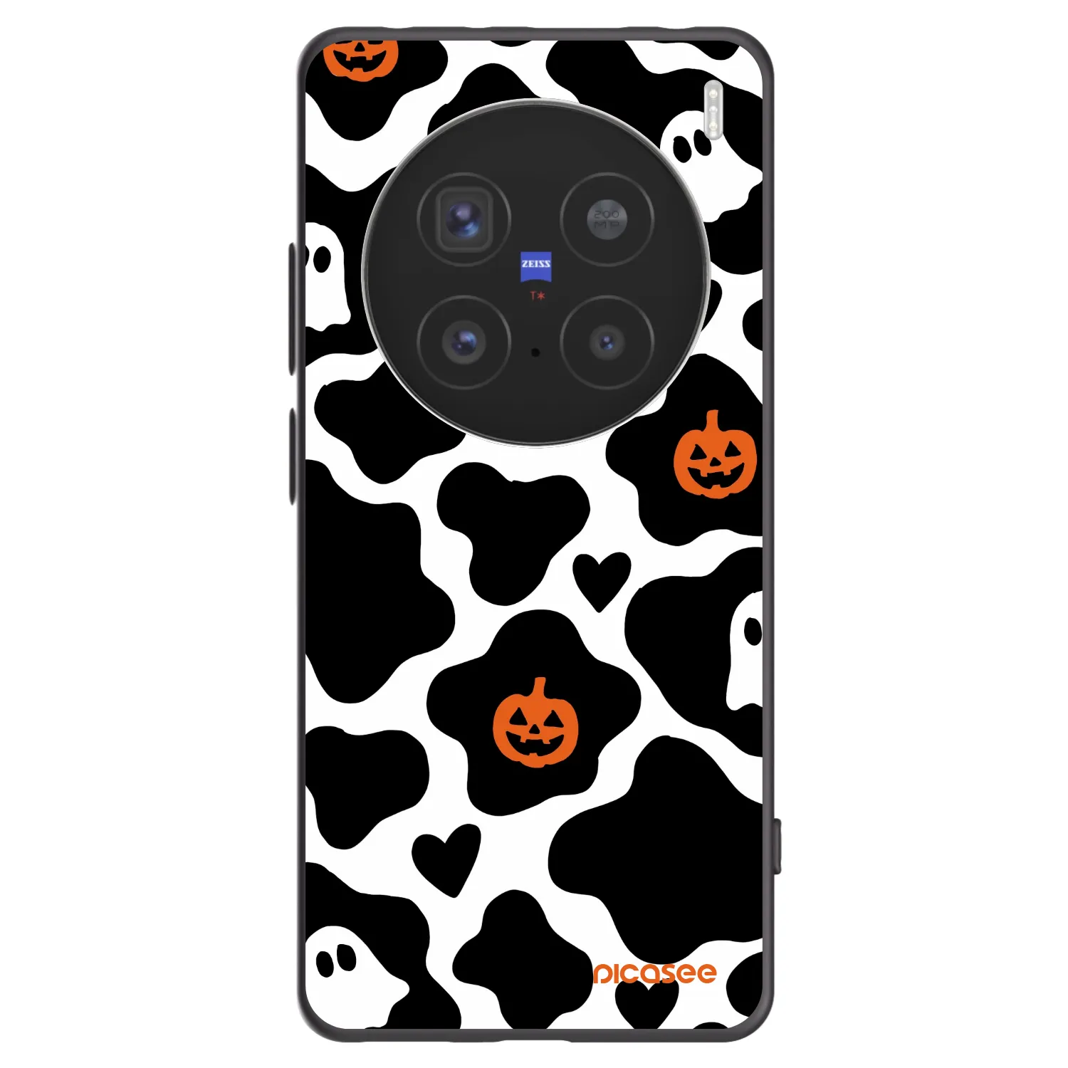Picasee silikonowe czarne etui na Vivo X200 Pro - Boow