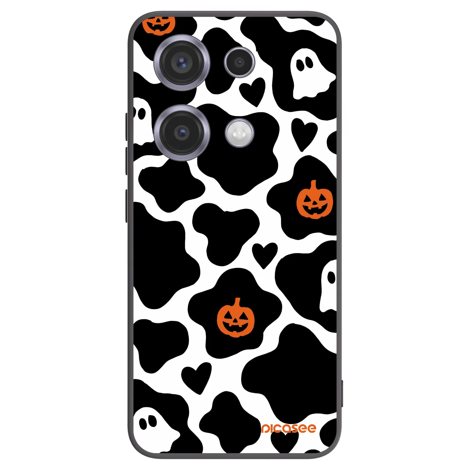 Picasee silikonowe czarne etui na Xiaomi Redmi Note 14S - Boow