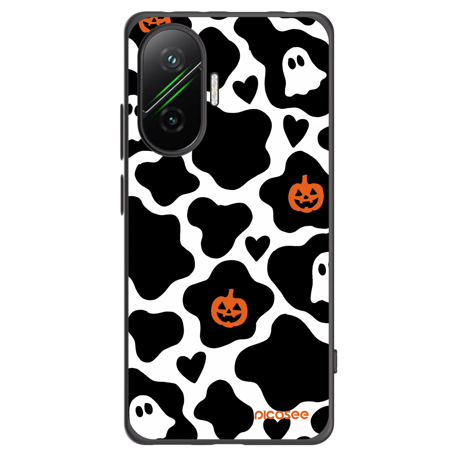 Picasee silikonowe czarne etui na Xiaomi Poco F7 5G - Boow