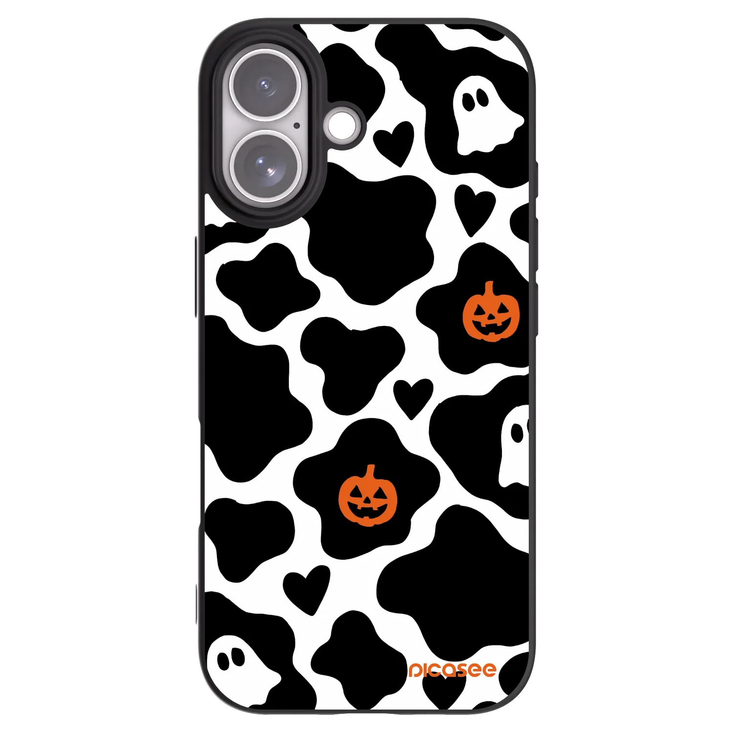 Picasee silikonowe czarne etui na Apple iPhone 17 - Boow