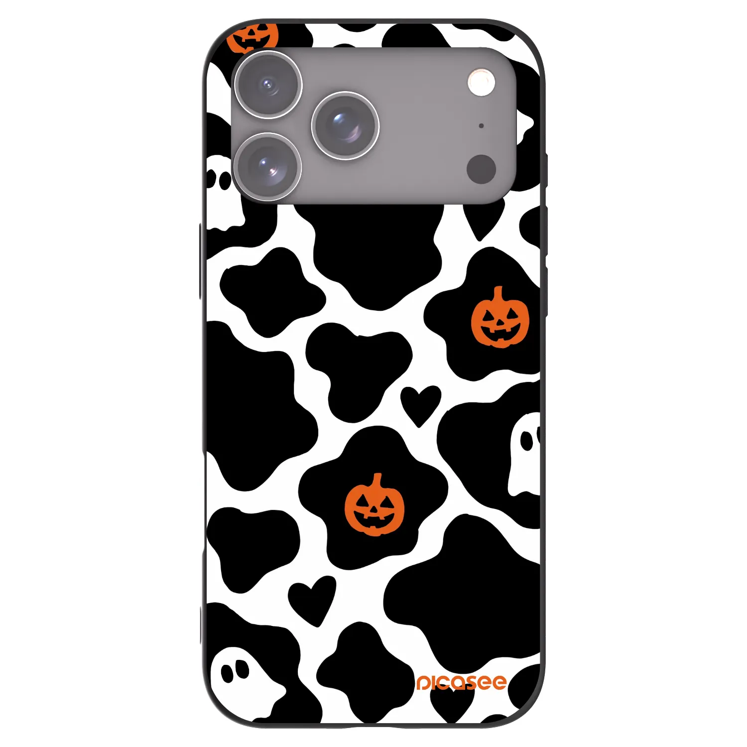 Picasee silikonowe czarne etui na Apple iPhone 17 Pro Max - Boow