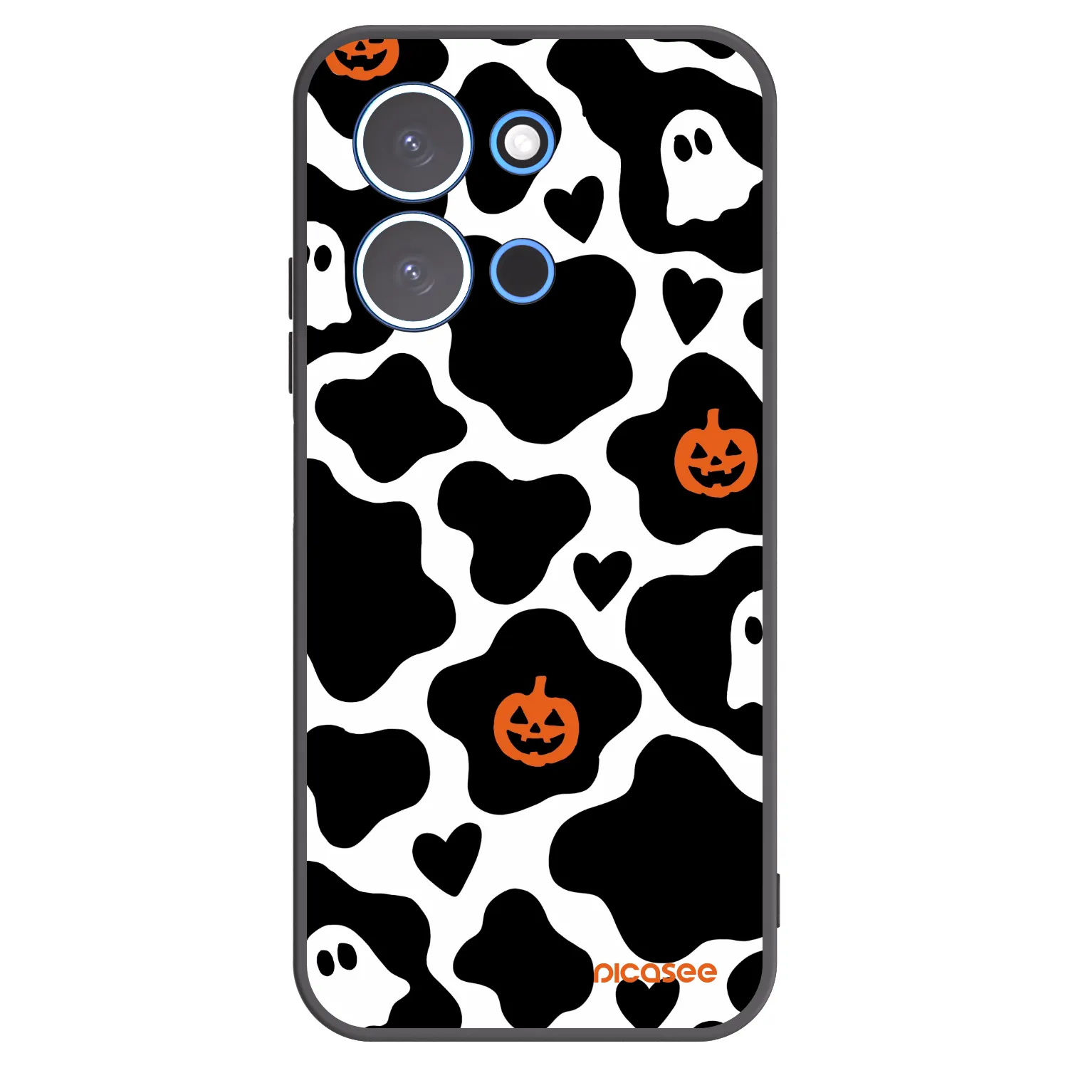 Picasee silikonowe czarne etui na Xiaomi Redmi 15C 4G - Boow