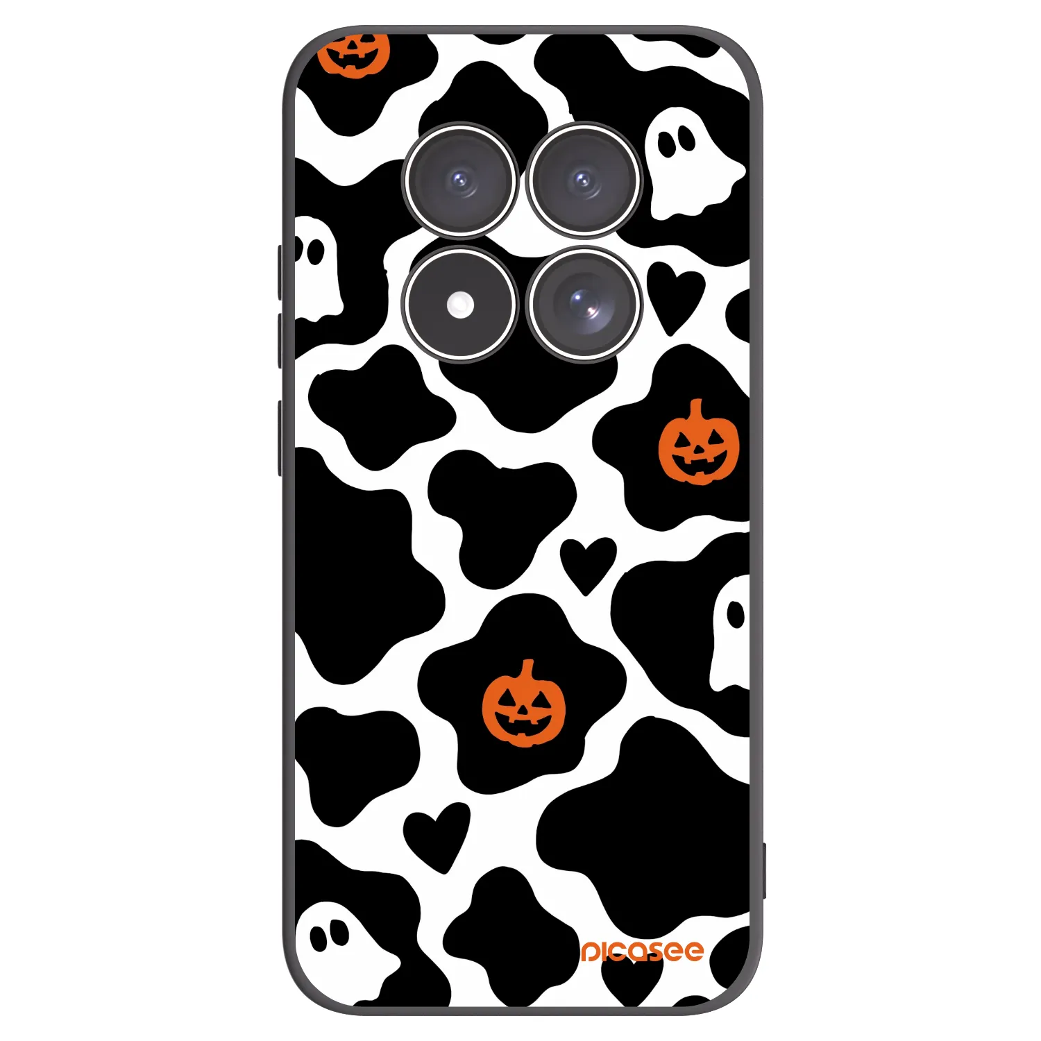 Picasee silikonowe czarne etui na Xiaomi Redmi Note 15 Pro 4G - Boow