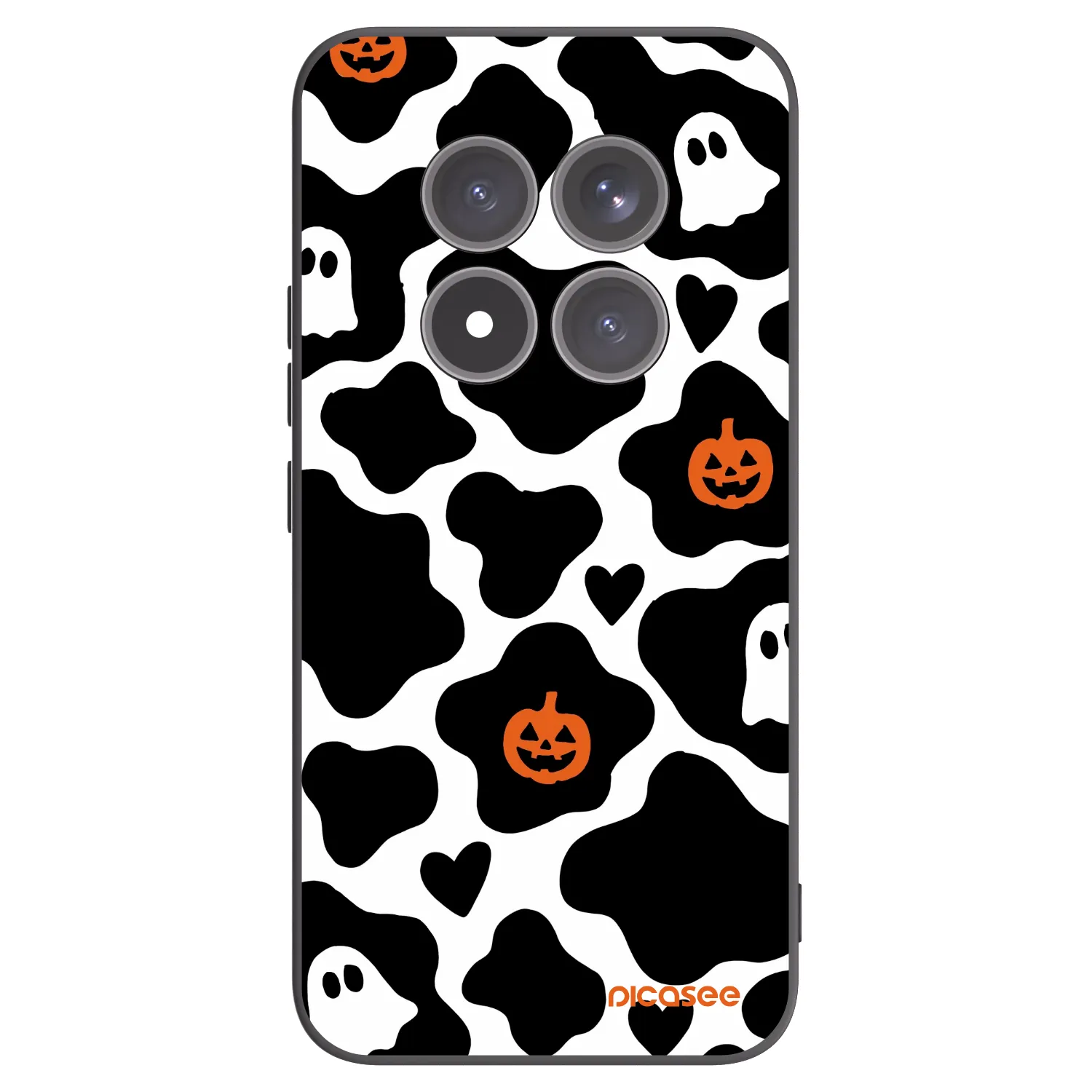 Picasee silikonowe czarne etui na Xiaomi Redmi Note 15 Pro+ - Boow