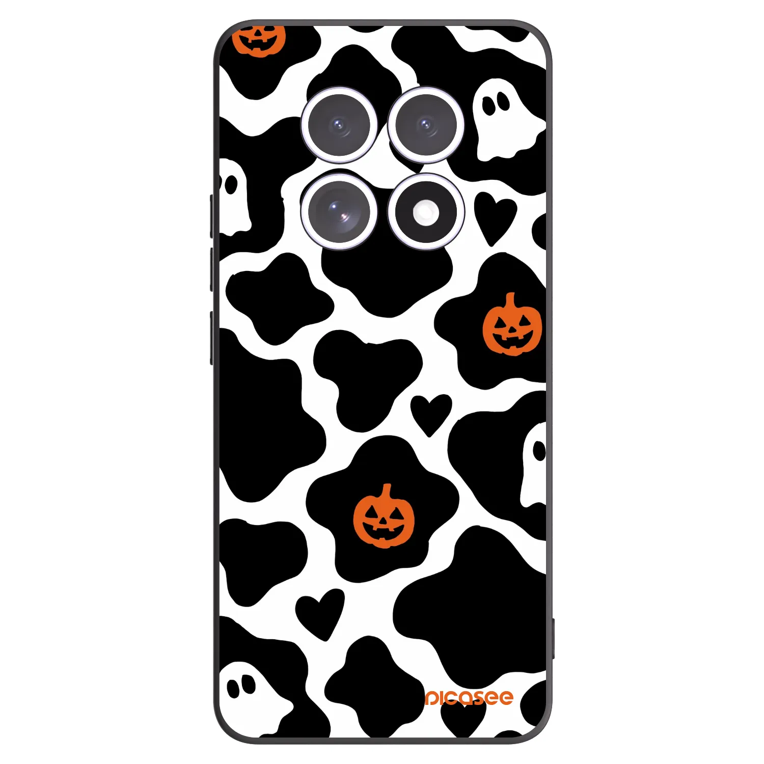 Picasee silikonowe czarne etui na Xiaomi Redmi Note 15 4G - Boow