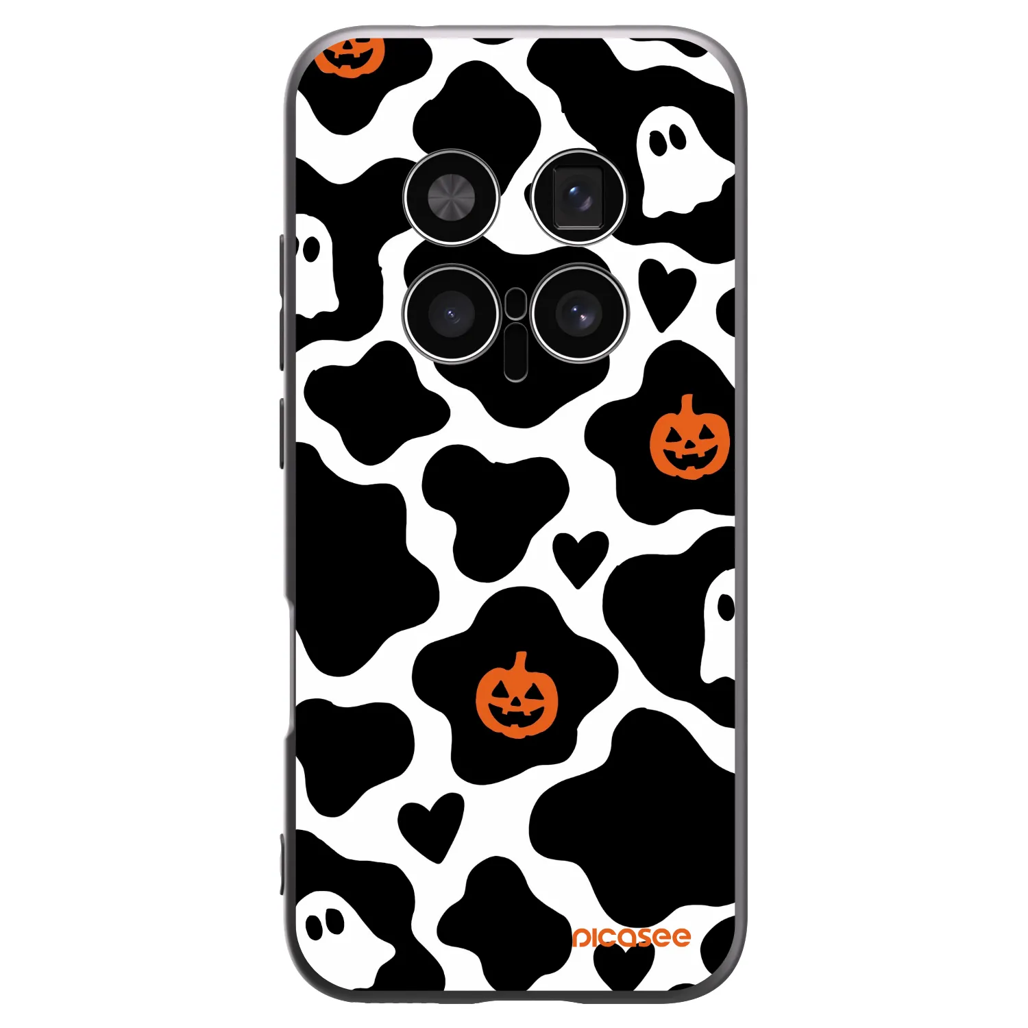 Picasee silikonowe czarne etui na Honor Magic8 Pro 5G - Boow