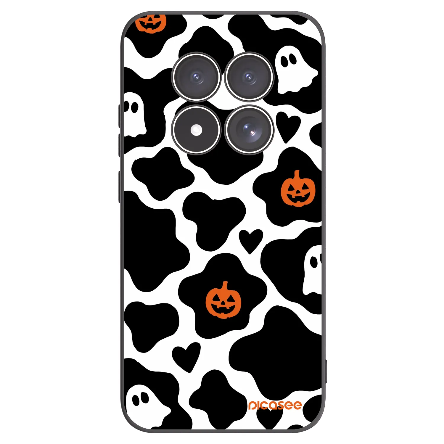 Picasee silikonowe czarne etui na Xiaomi Redmi Note 15 Pro 5G - Boow