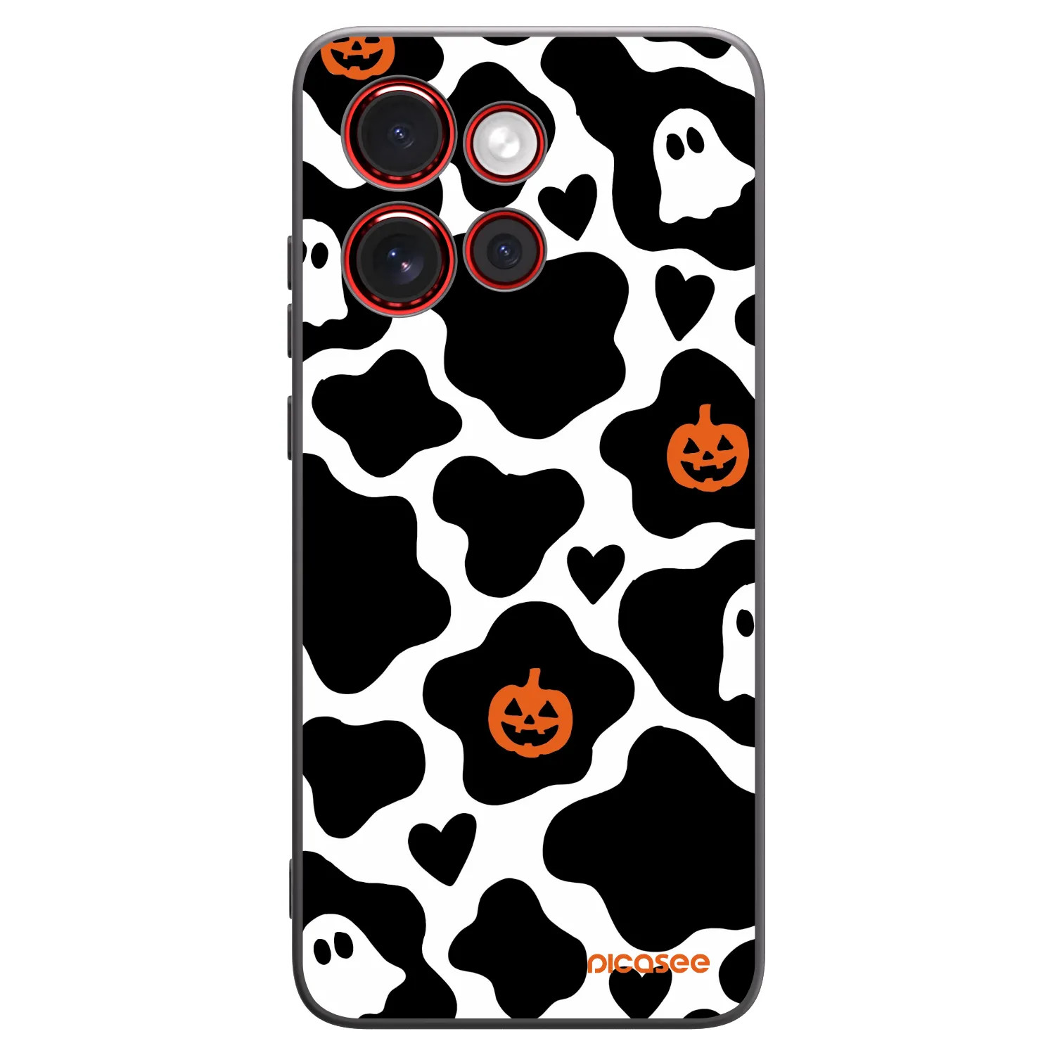 Picasee silikonowe czarne etui na Motorola Edge 60 Neo 5G - Boow
