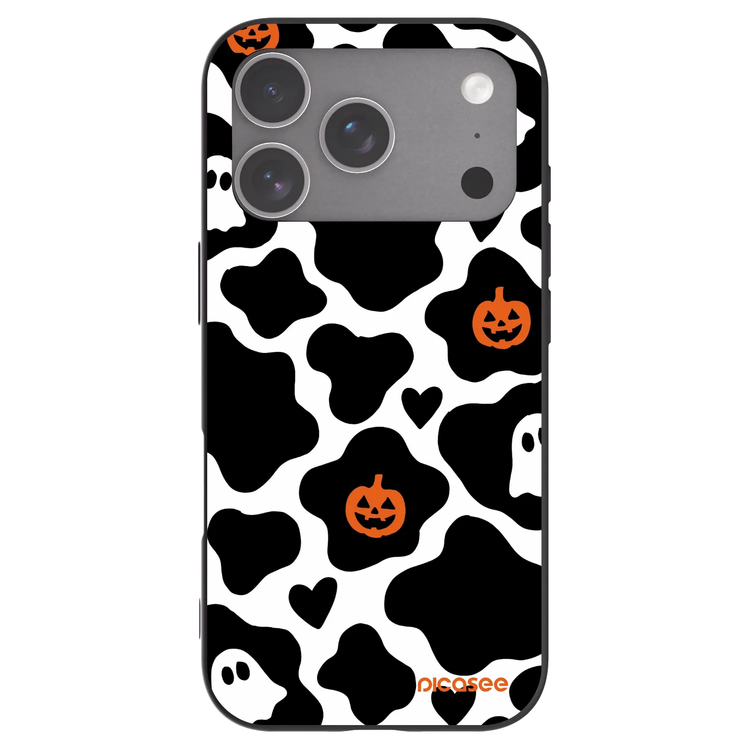 Picasee silikonowe czarne etui na Apple iPhone 18 Pro - Boow