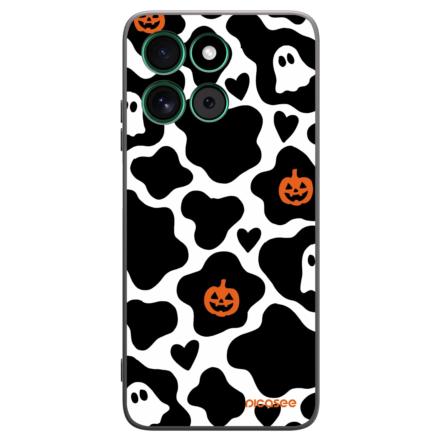 Picasee silikonowe czarne etui na Motorola Moto G57 Power - Boow