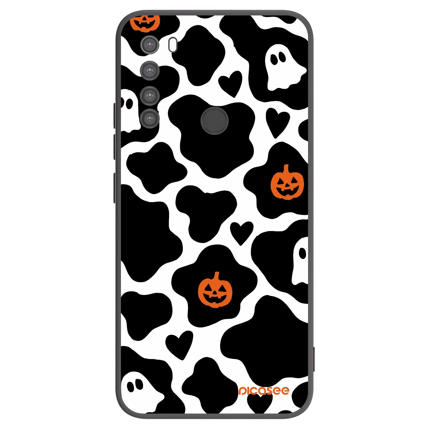 Picasee silikonowe czarne etui na Xiaomi Redmi Note 8 - Boow