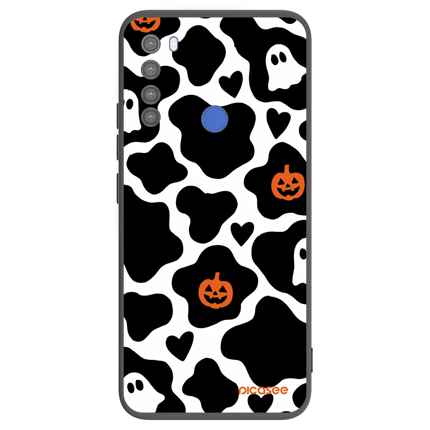 Picasee silikonowe czarne etui na Xiaomi Redmi Note 8T - Boow