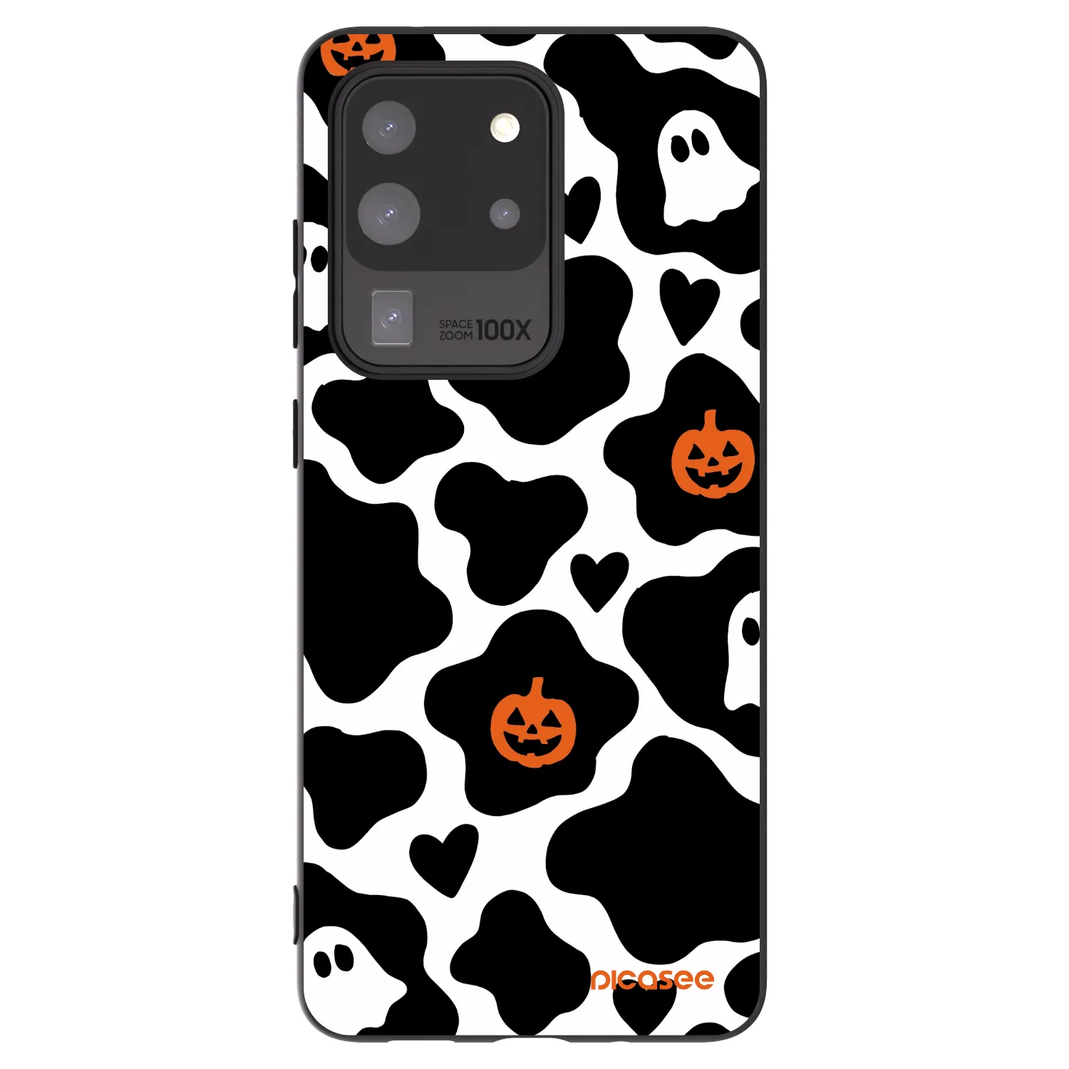 Picasee silikonowe czarne etui na Samsung Galaxy S20 Ultra 5G G988F - Boow