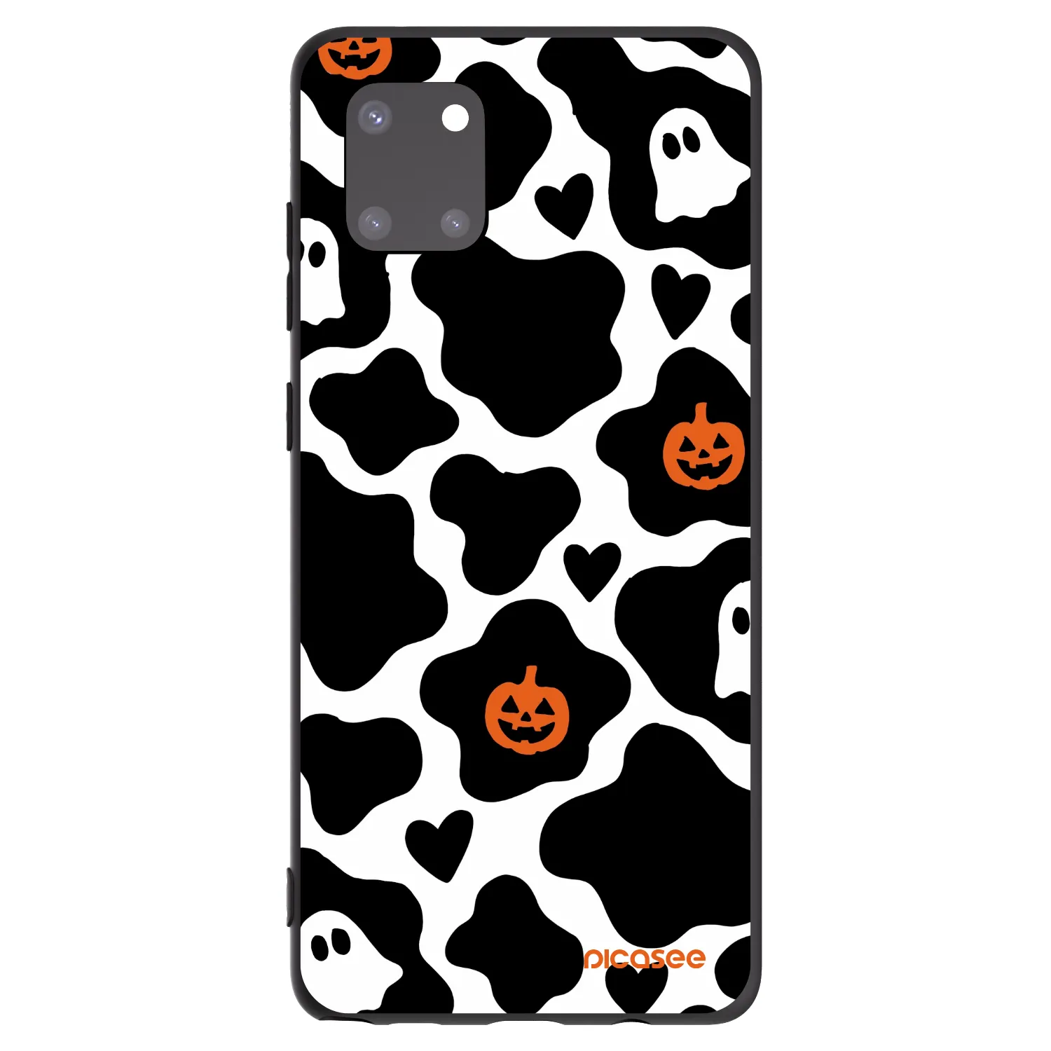 Picasee silikonowe czarne etui na Samsung Galaxy Note 10 Lite N770F - Boow