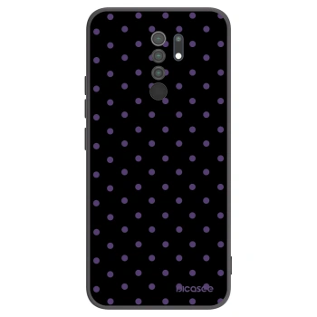 Picasee silikonowe czarne etui na Xiaomi Redmi 9 - Flickers