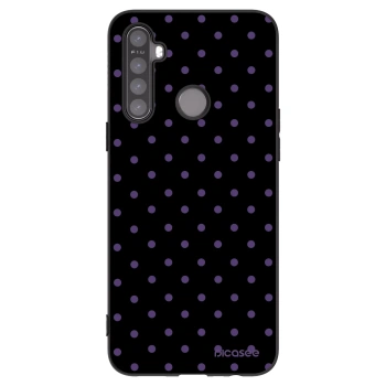 Picasee silikonowe czarne etui na Realme 5 - Flickers