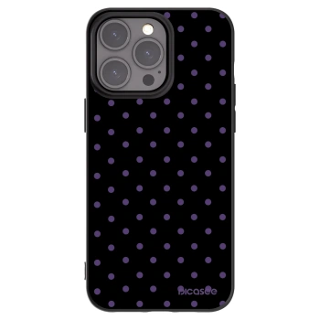 Picasee silikonowe czarne etui na Apple iPhone 15 Pro Max - Flickers