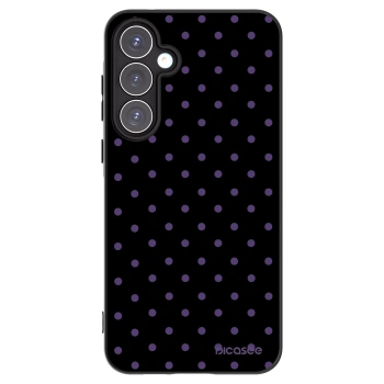 Picasee silikonowe czarne etui na Samsung Galaxy A55 5G A556B - Flickers
