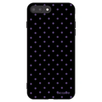 Picasee silikonowe czarne etui na Apple iPhone 7 Plus - Flickers