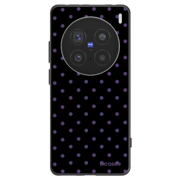 Picasee silikonowe czarne etui na Vivo X200 Pro - Flickers