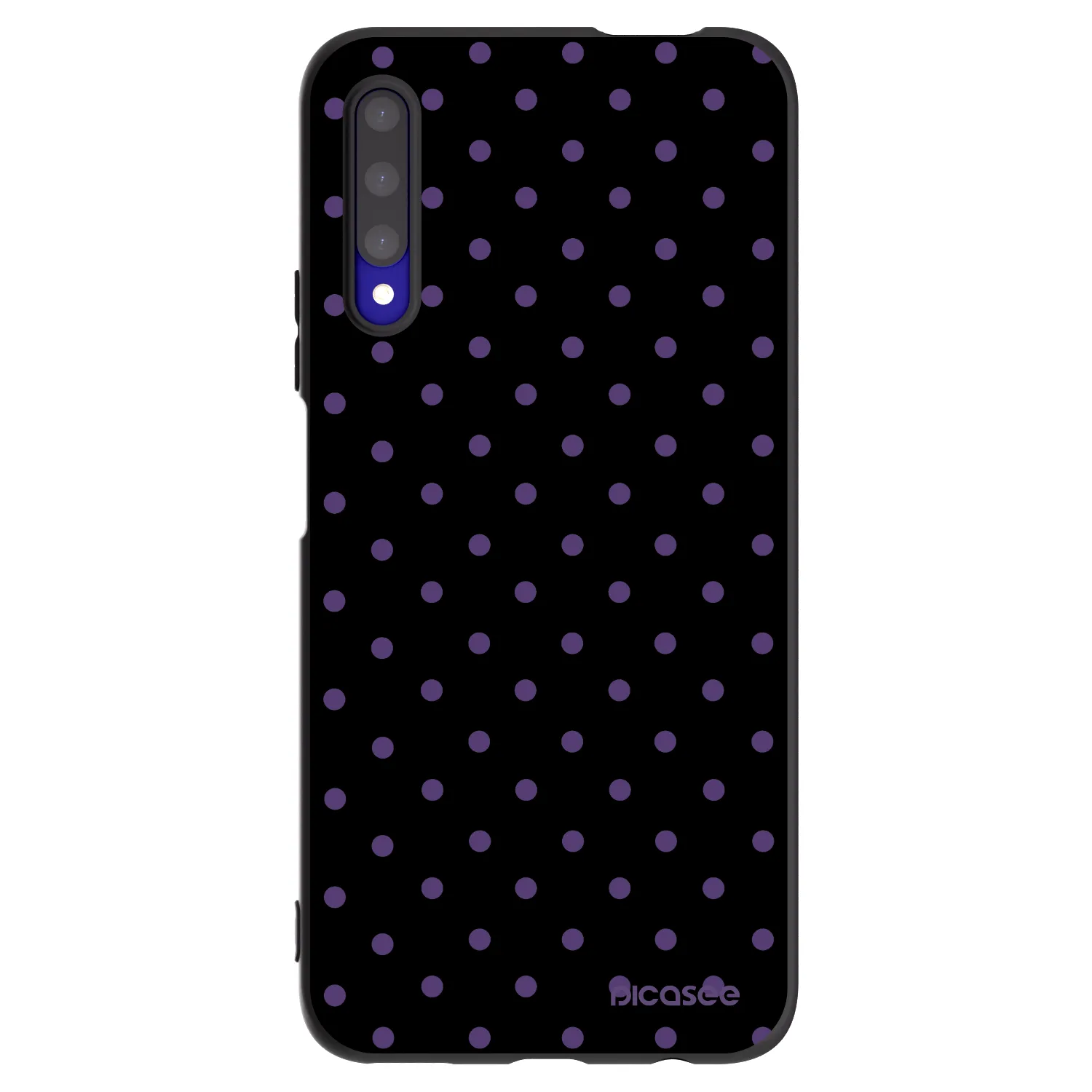 Picasee silikonowe czarne etui na Honor 9X Pro - Flickers