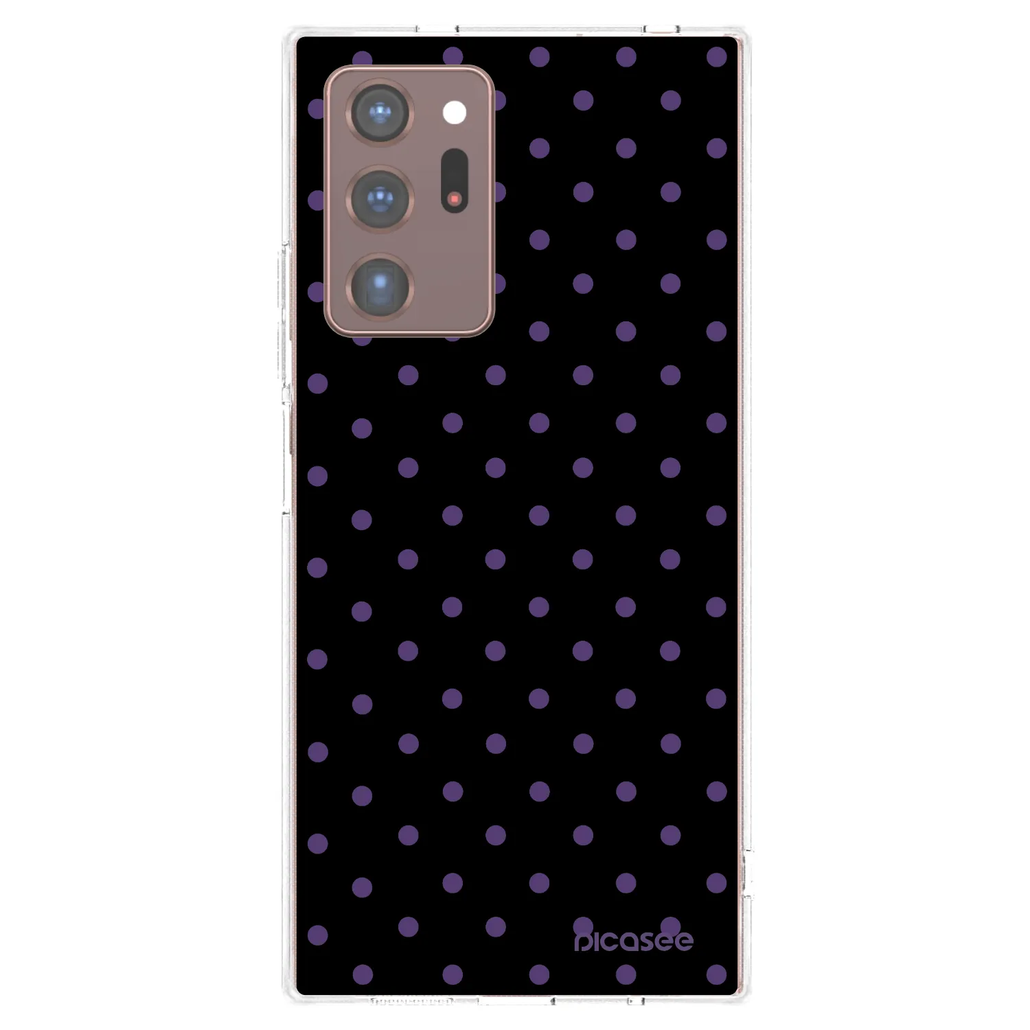 Picasee silikonowe przeźroczyste etui na Samsung Galaxy Note 20 Ultra - Flickers