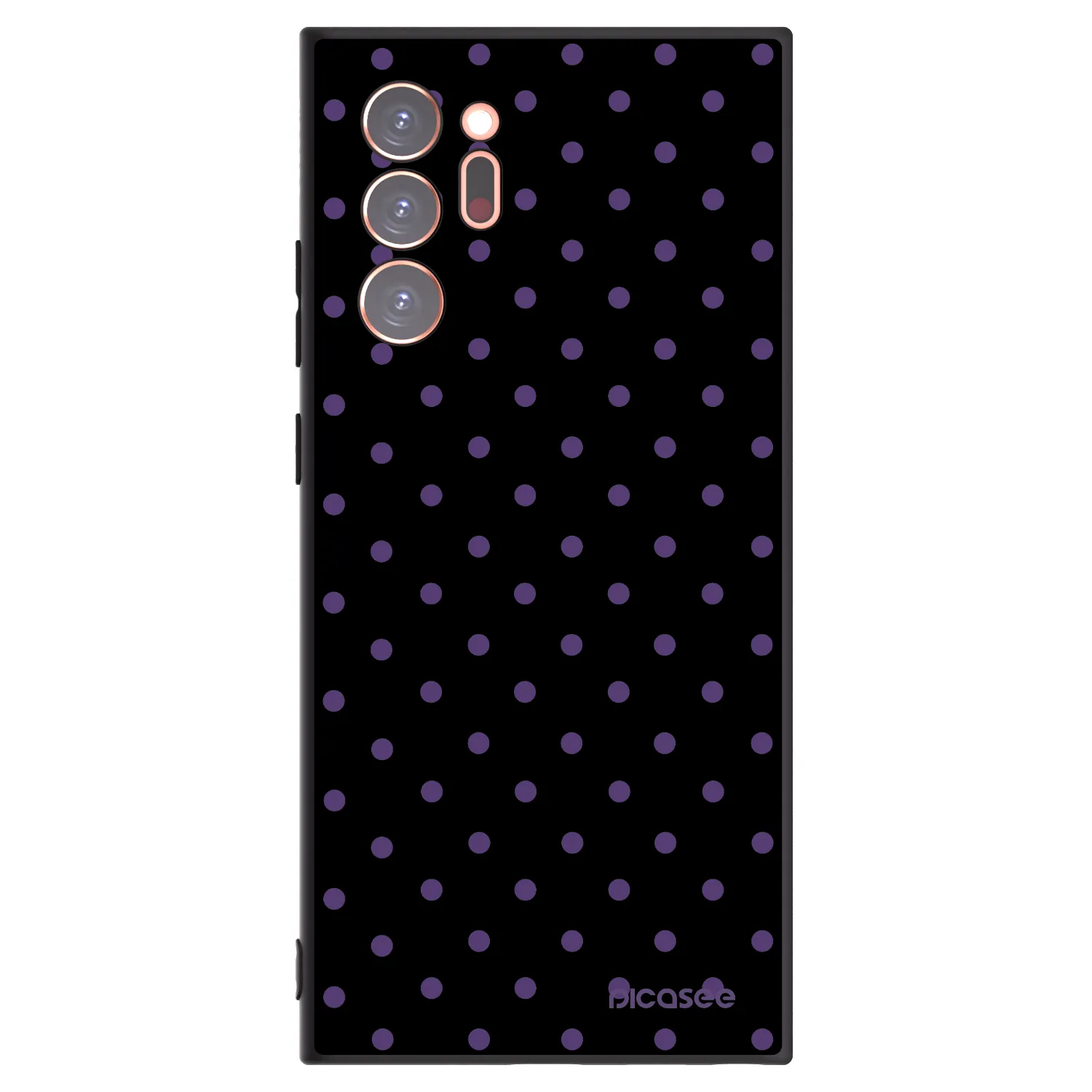 Picasee silikonowe czarne etui na Samsung Galaxy Note 20 Ultra - Flickers